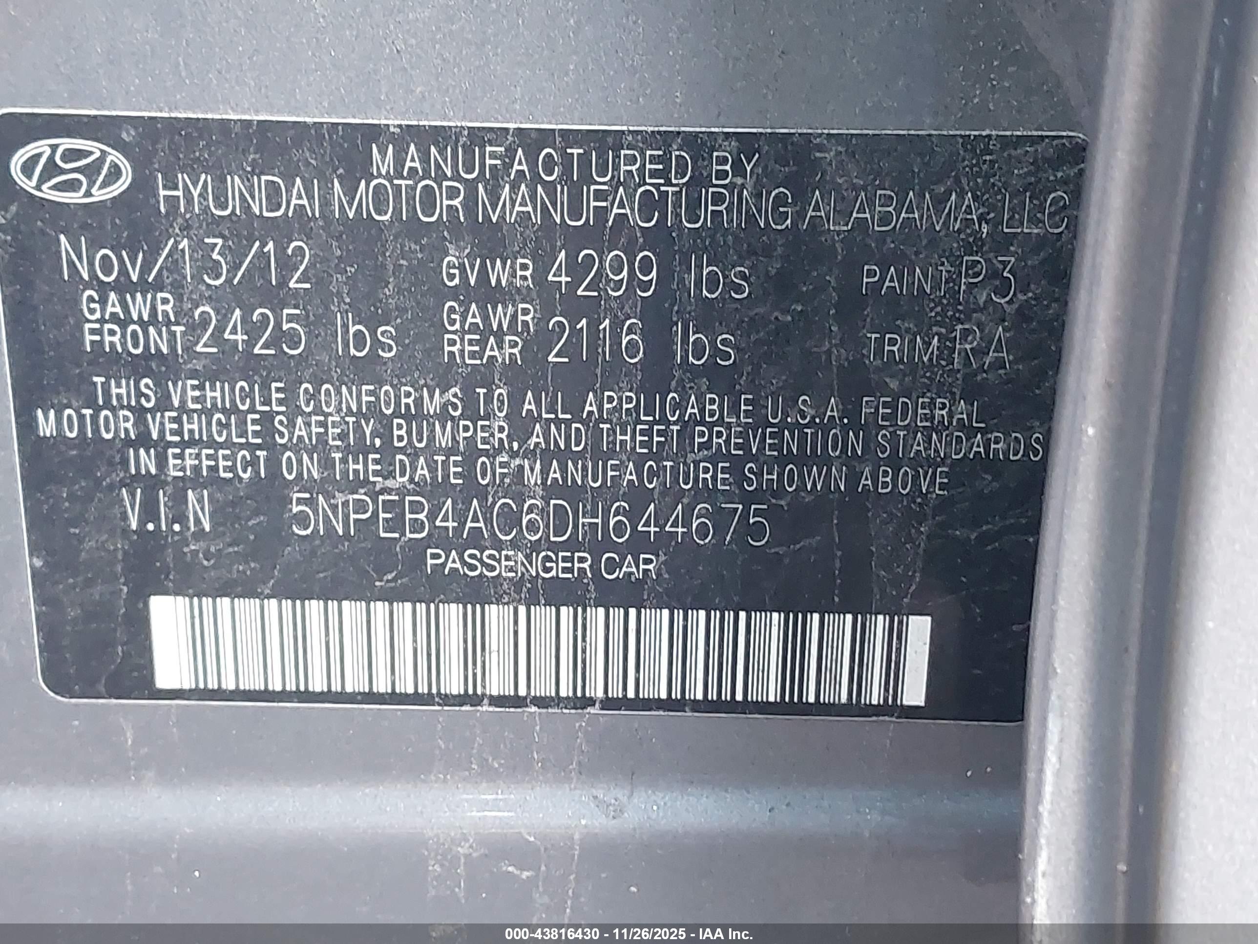 HYUNDAI SONATA image 9