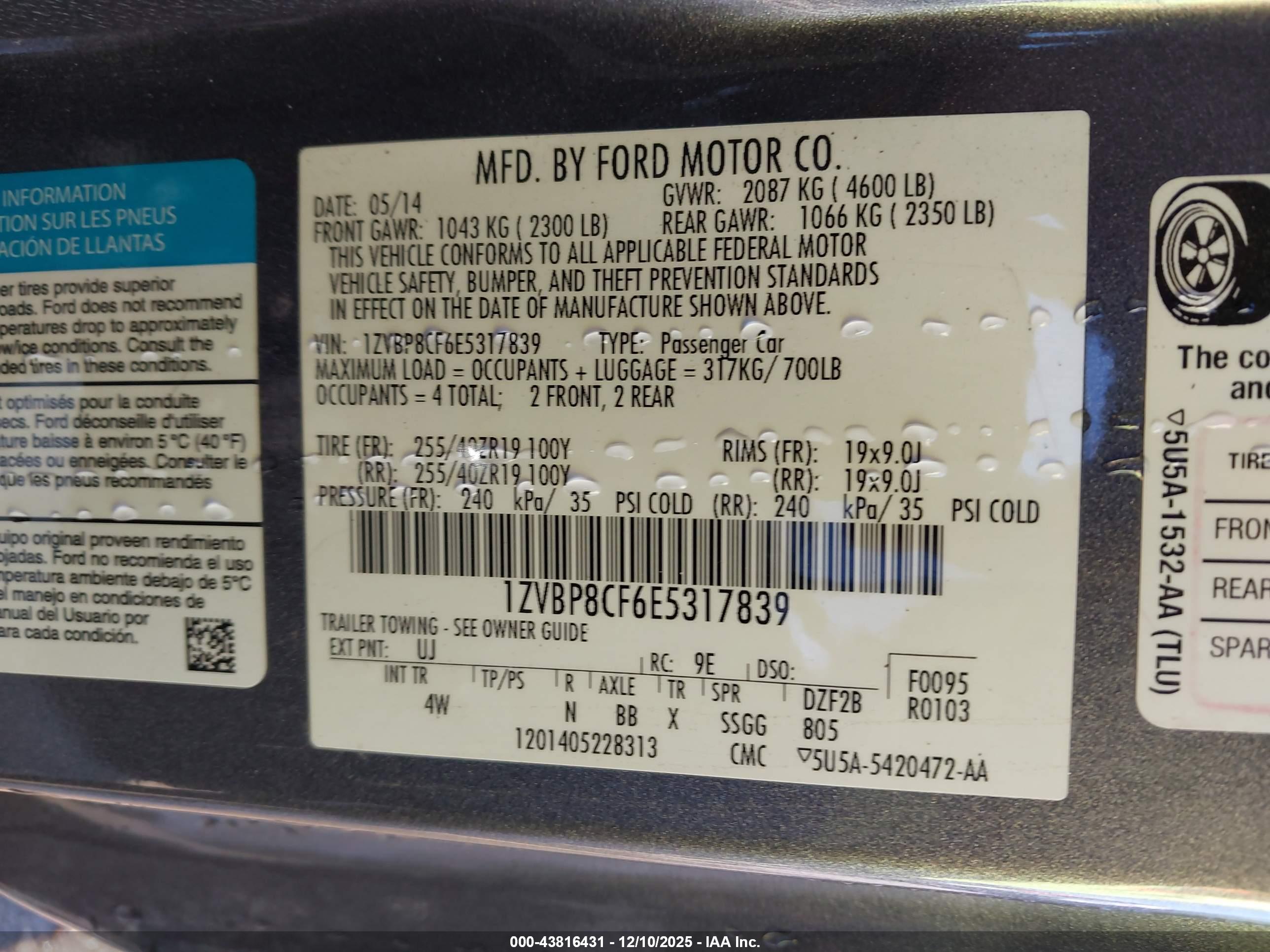 FORD MUSTANG image 9