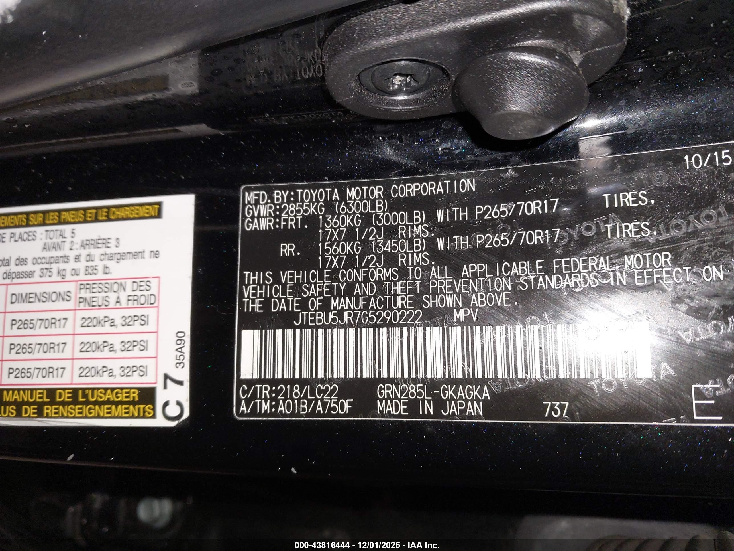 TOYOTA 4RUNNER image 9