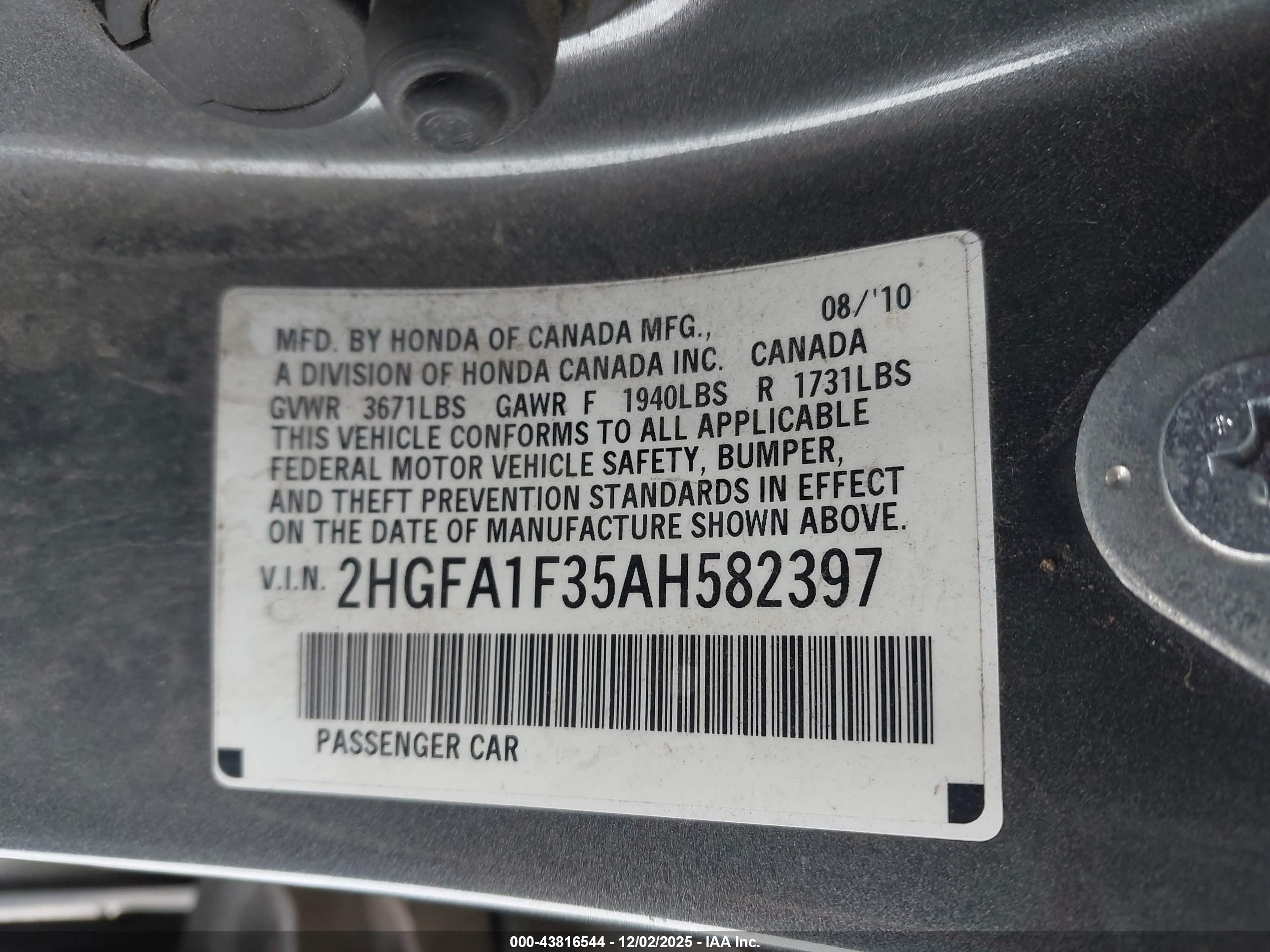 HONDA CIVIC image 9