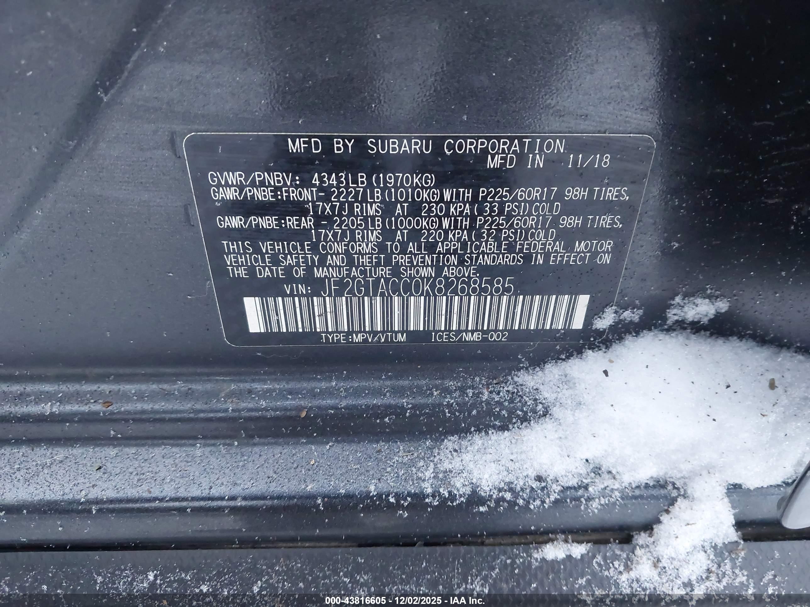 SUBARU CROSSTREK image 9