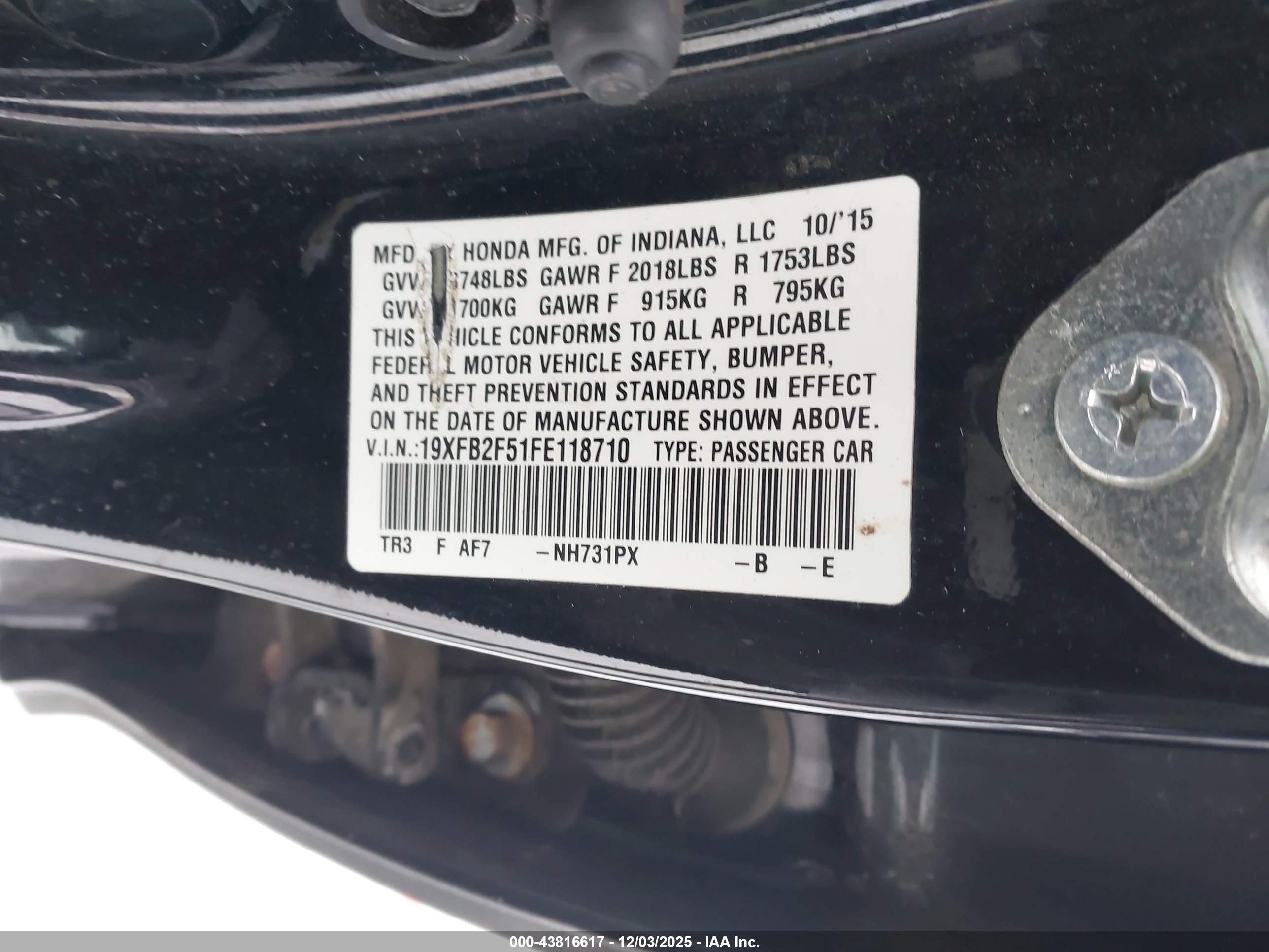 HONDA CIVIC image 9