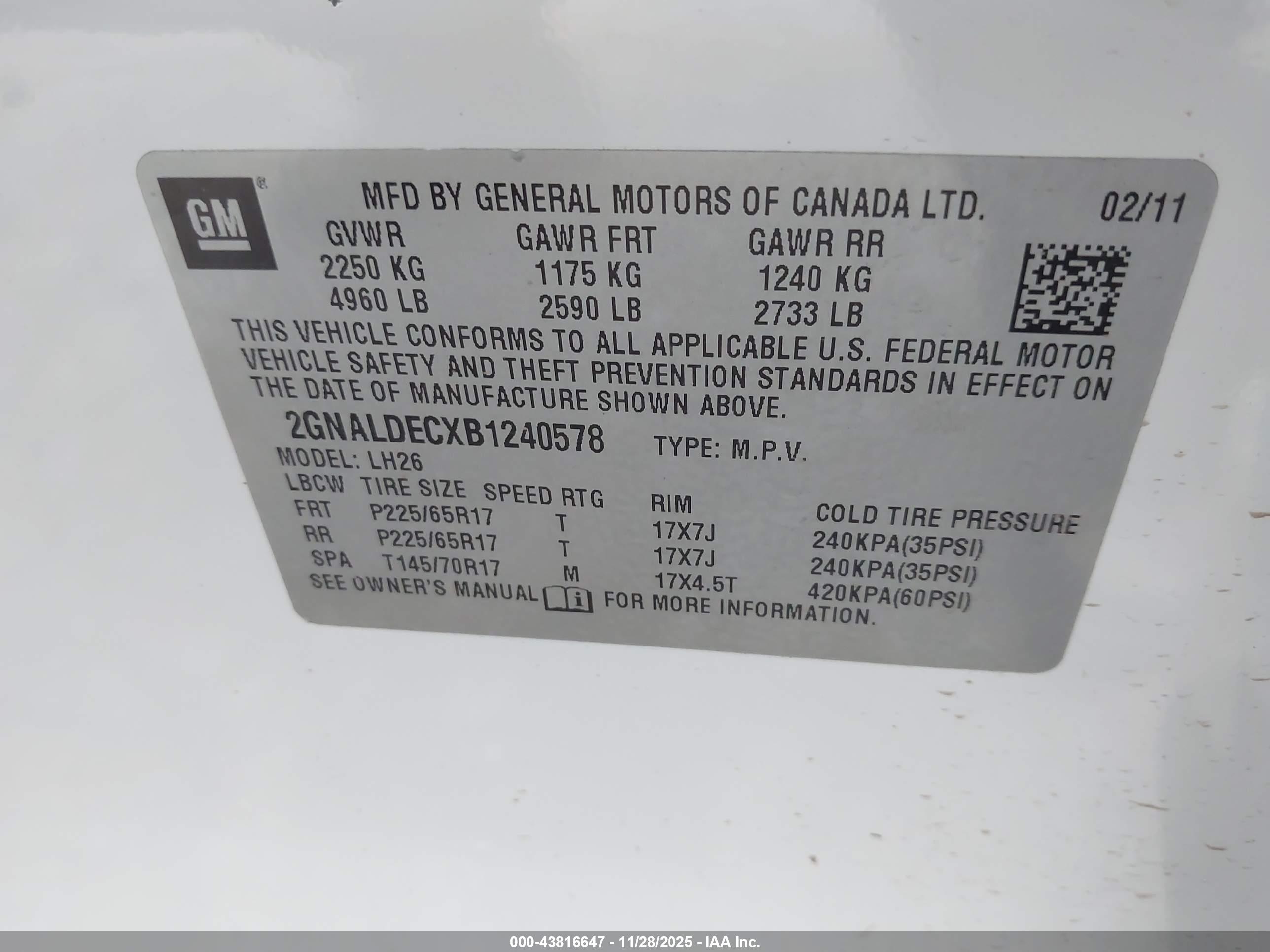 CHEVROLET EQUINOX image 9