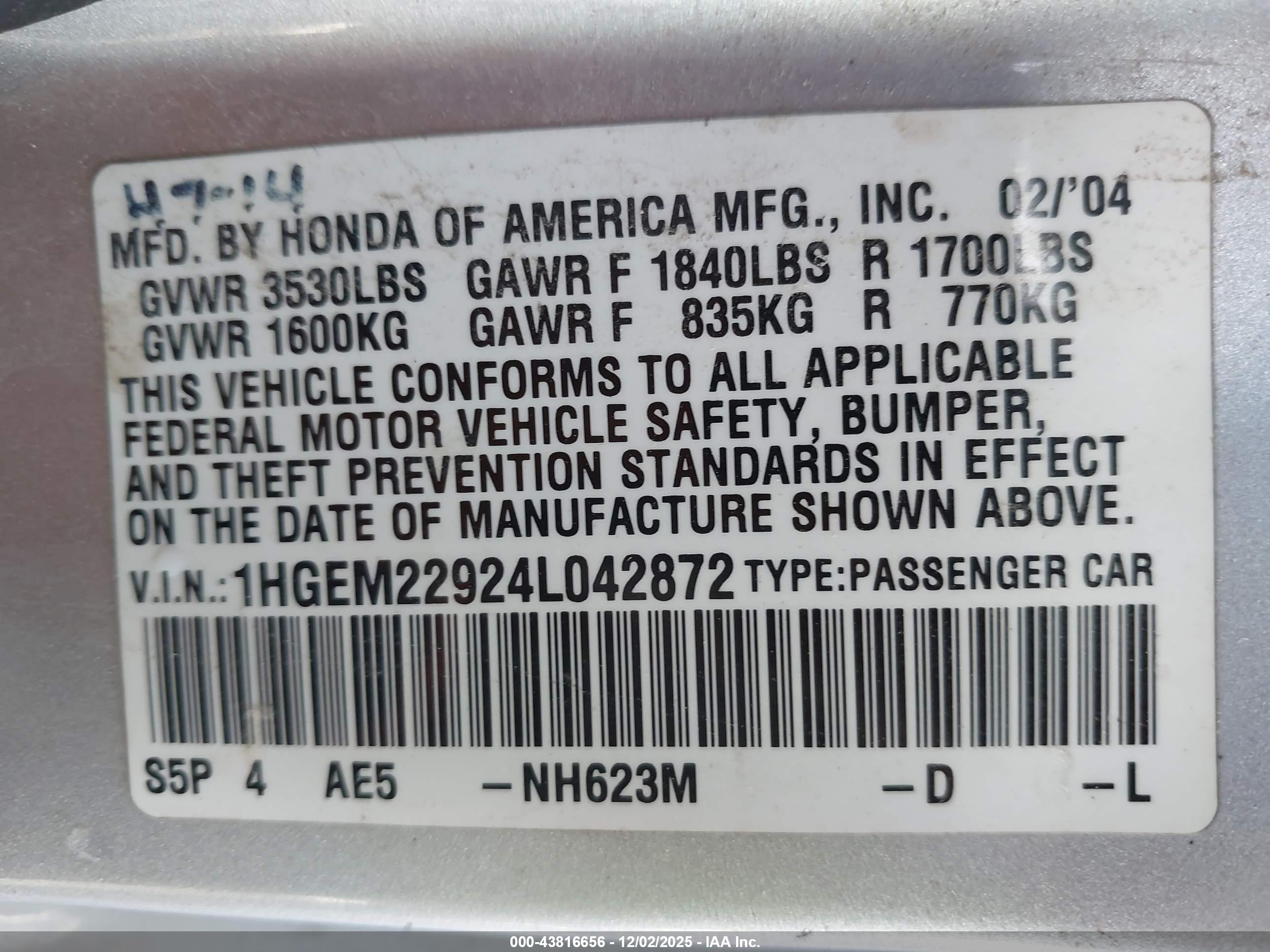 HONDA CIVIC image 9