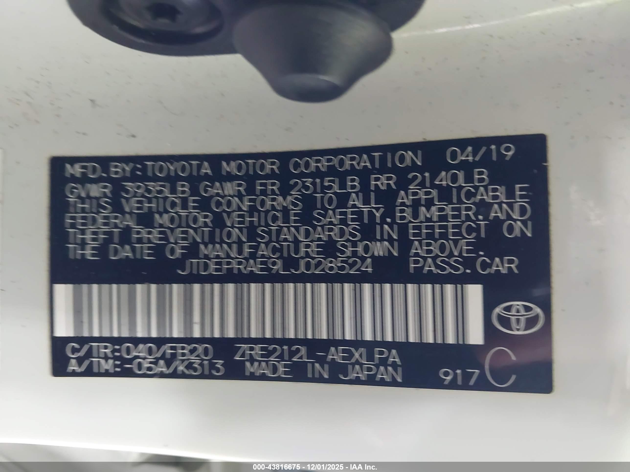 TOYOTA COROLLA image 9