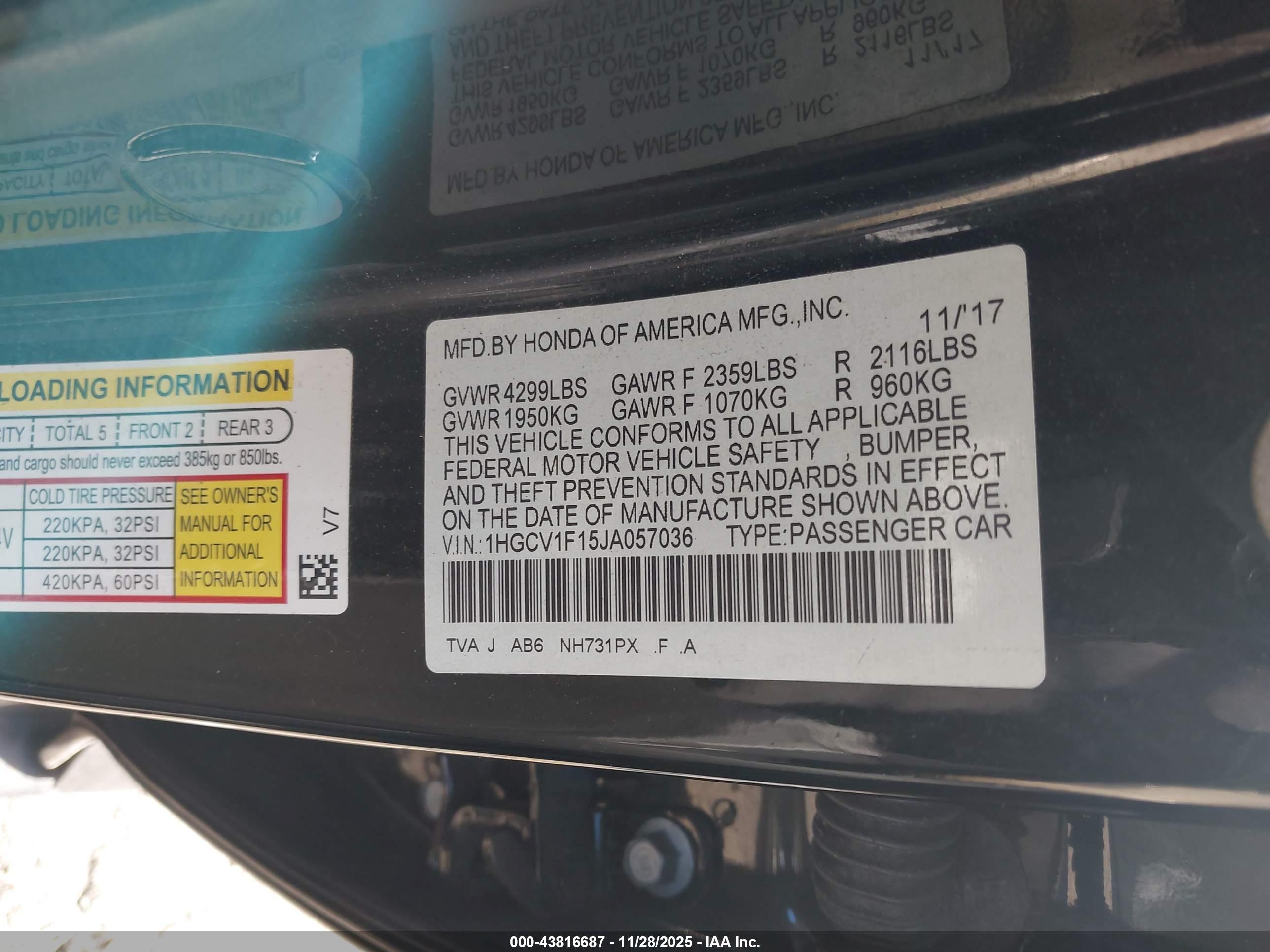 HONDA ACCORD image 9