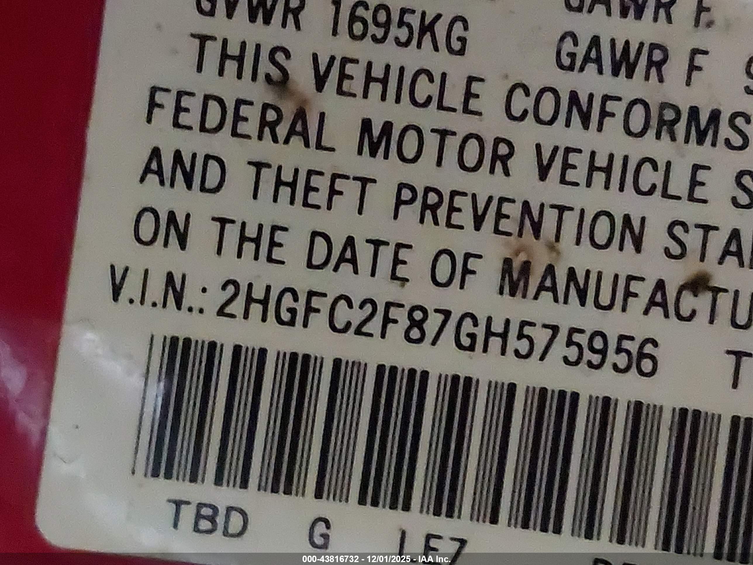 HONDA CIVIC image 9