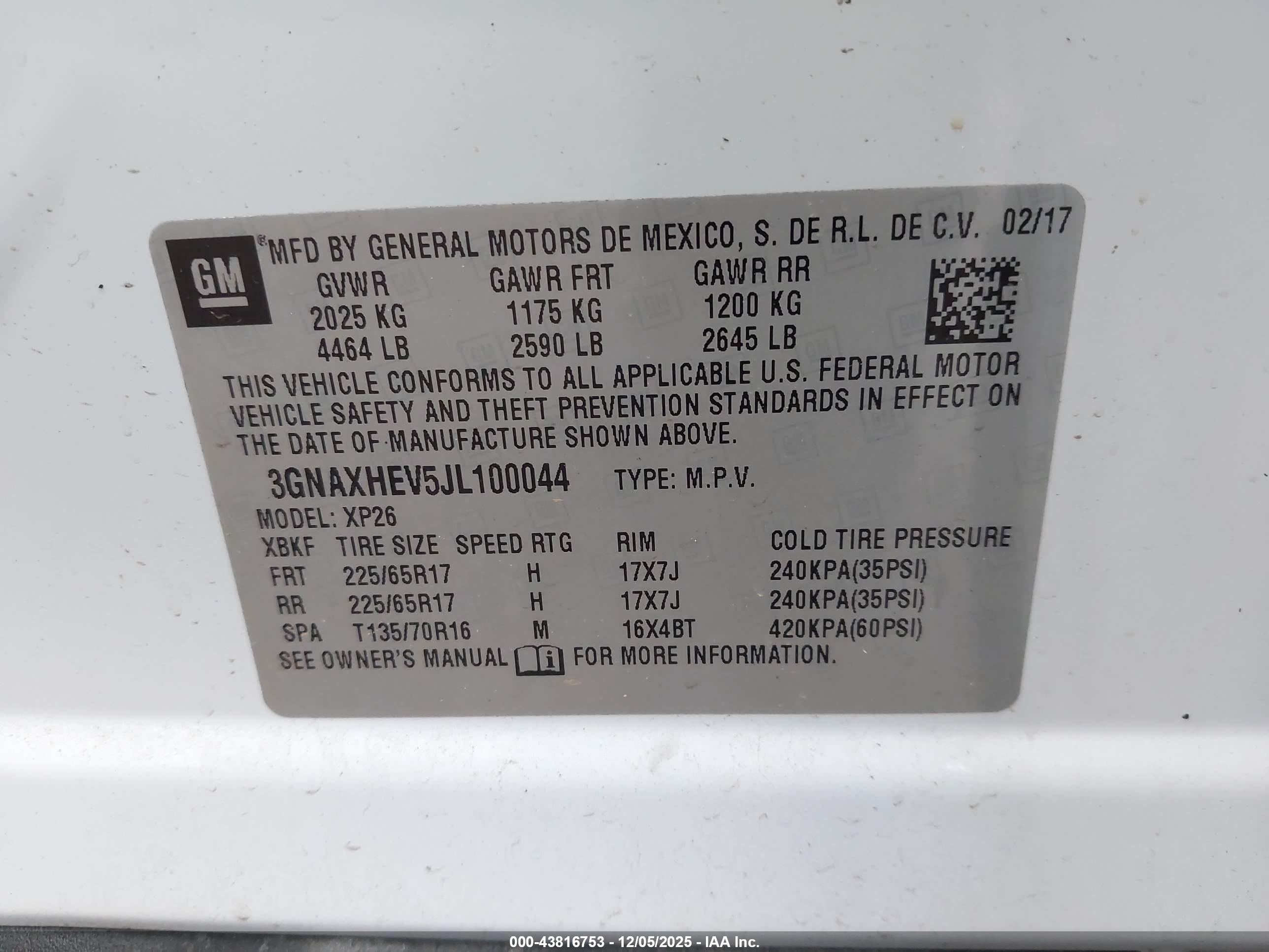 CHEVROLET EQUINOX image 9
