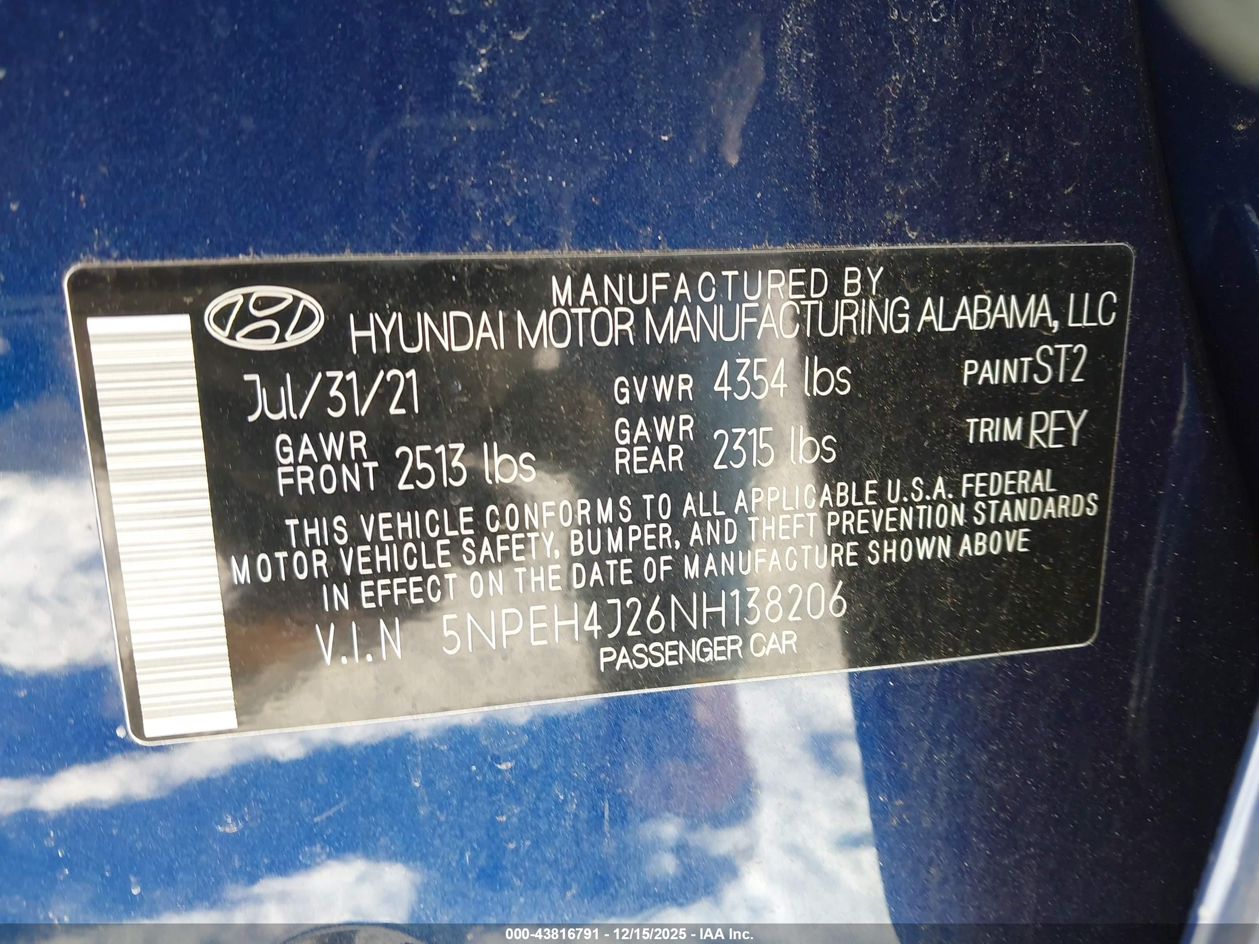 HYUNDAI SONATA image 9