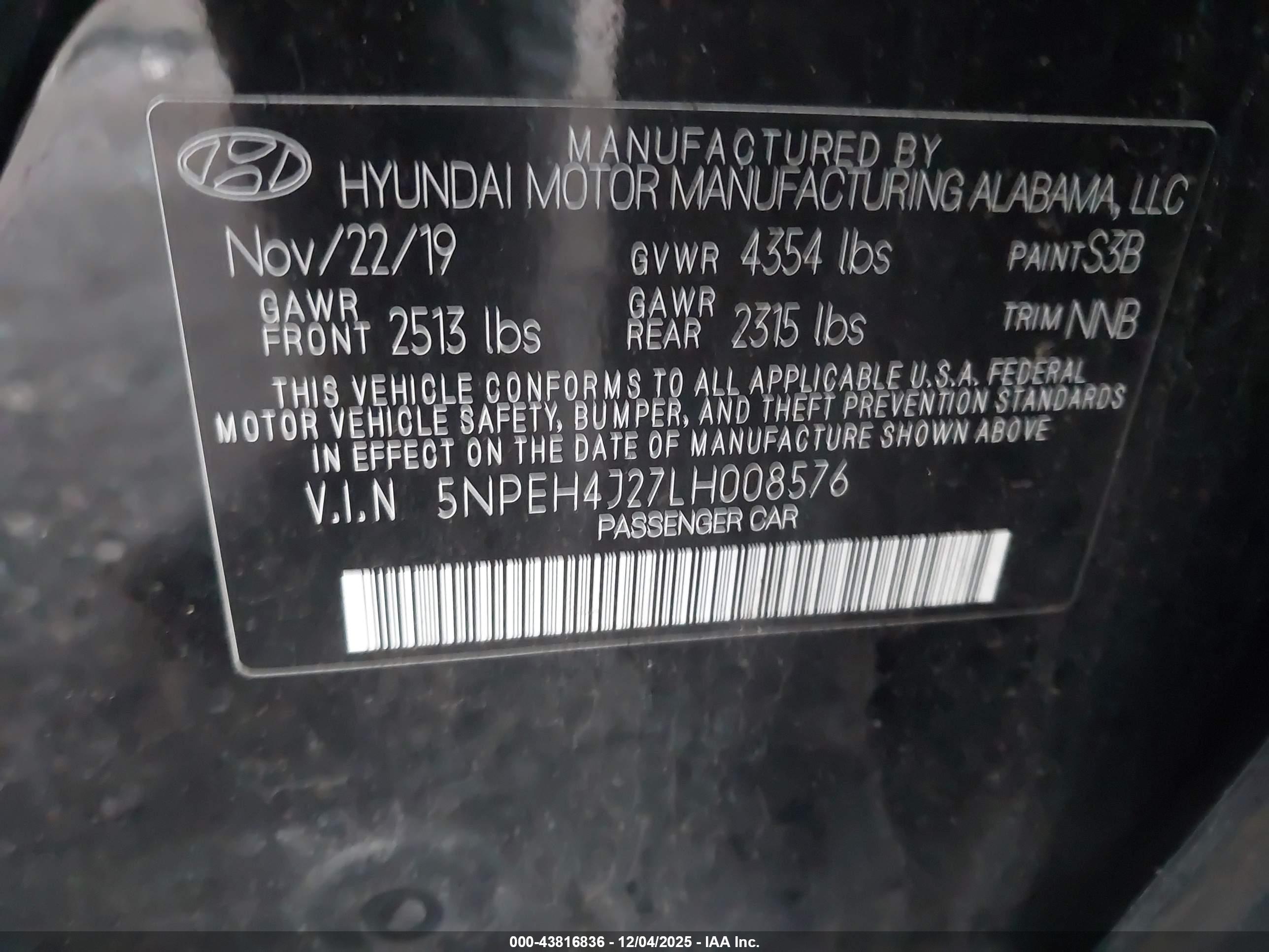 HYUNDAI SONATA image 9