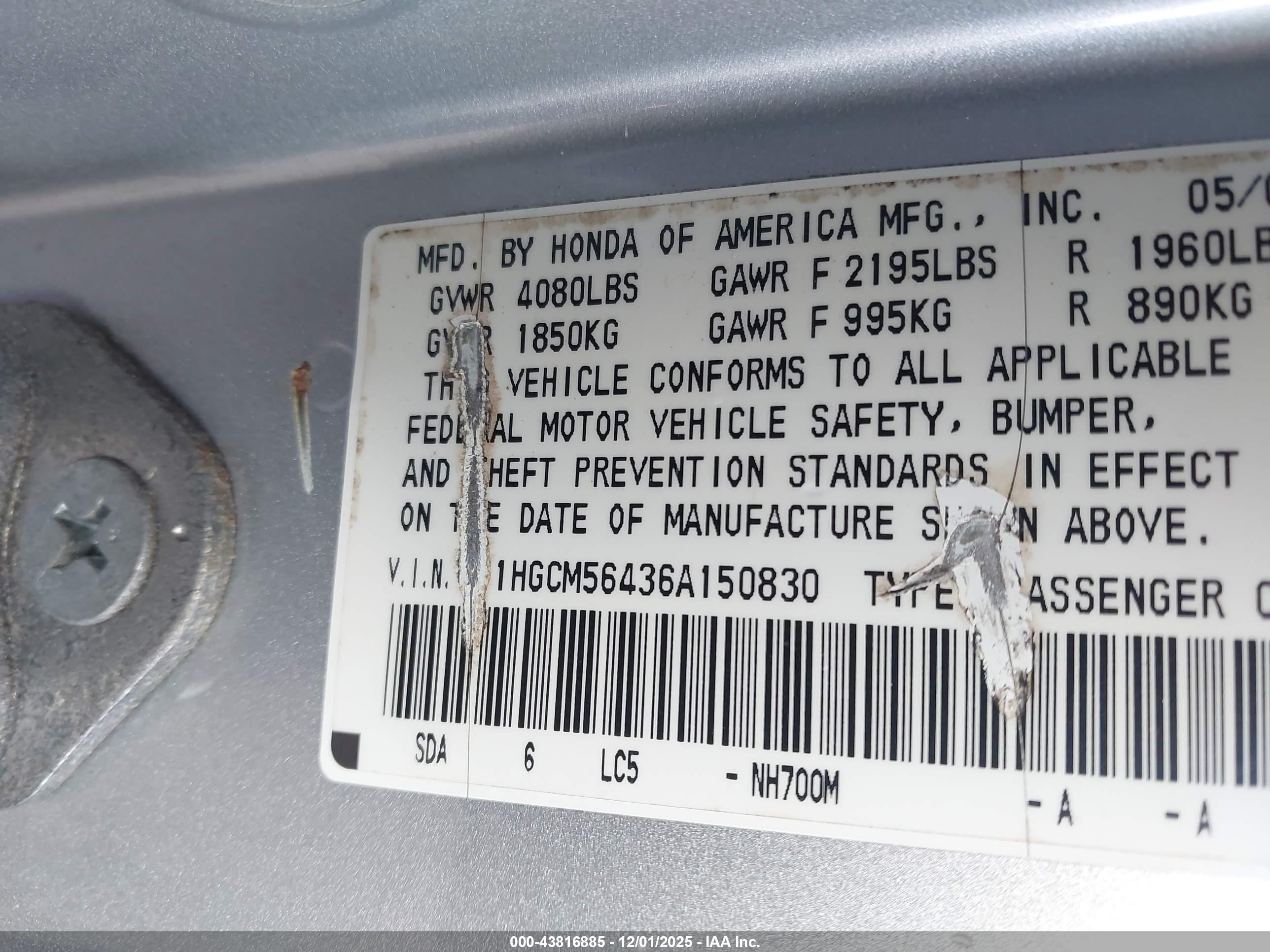 HONDA ACCORD image 9