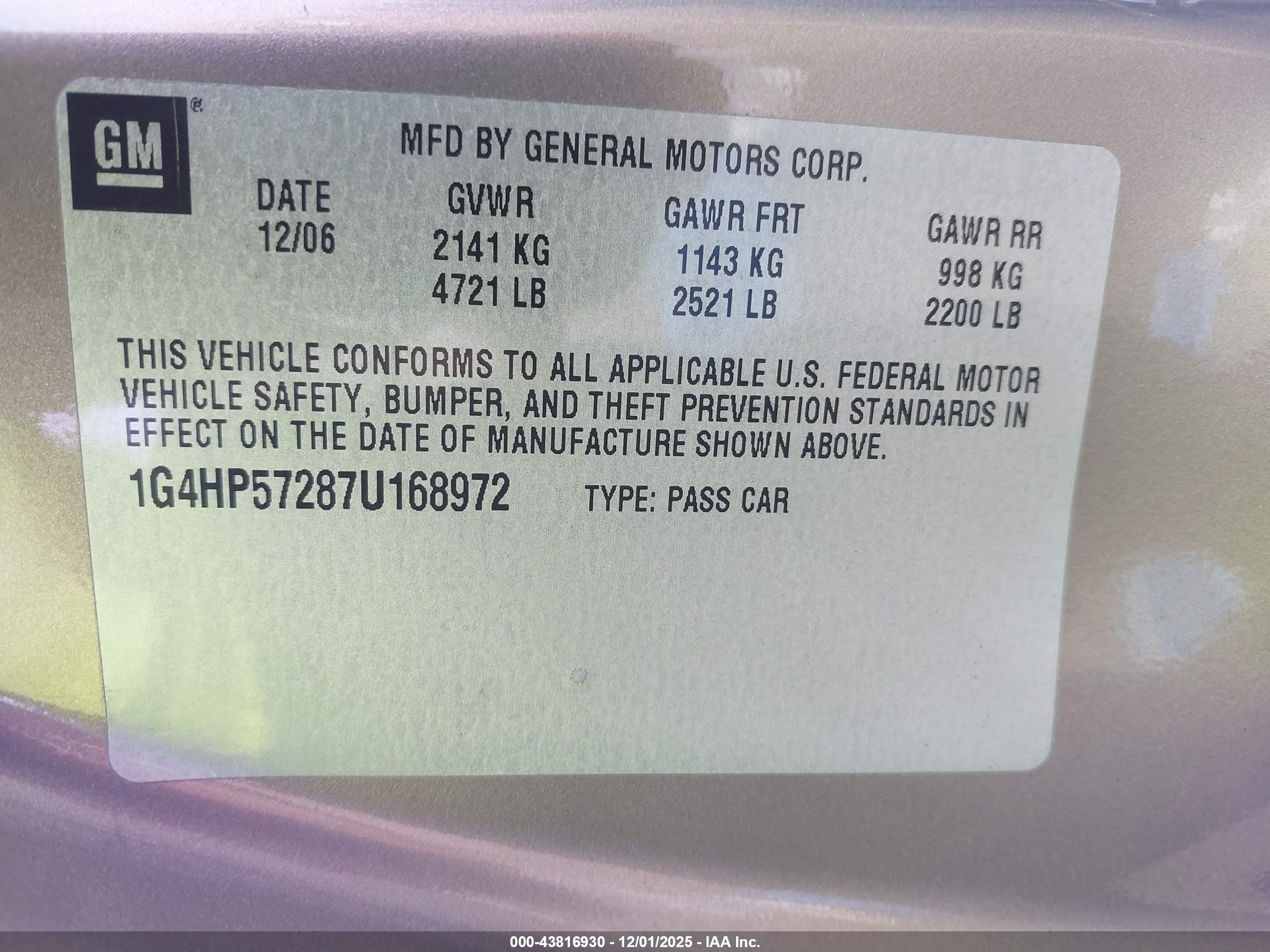 BUICK LUCERNE image 9