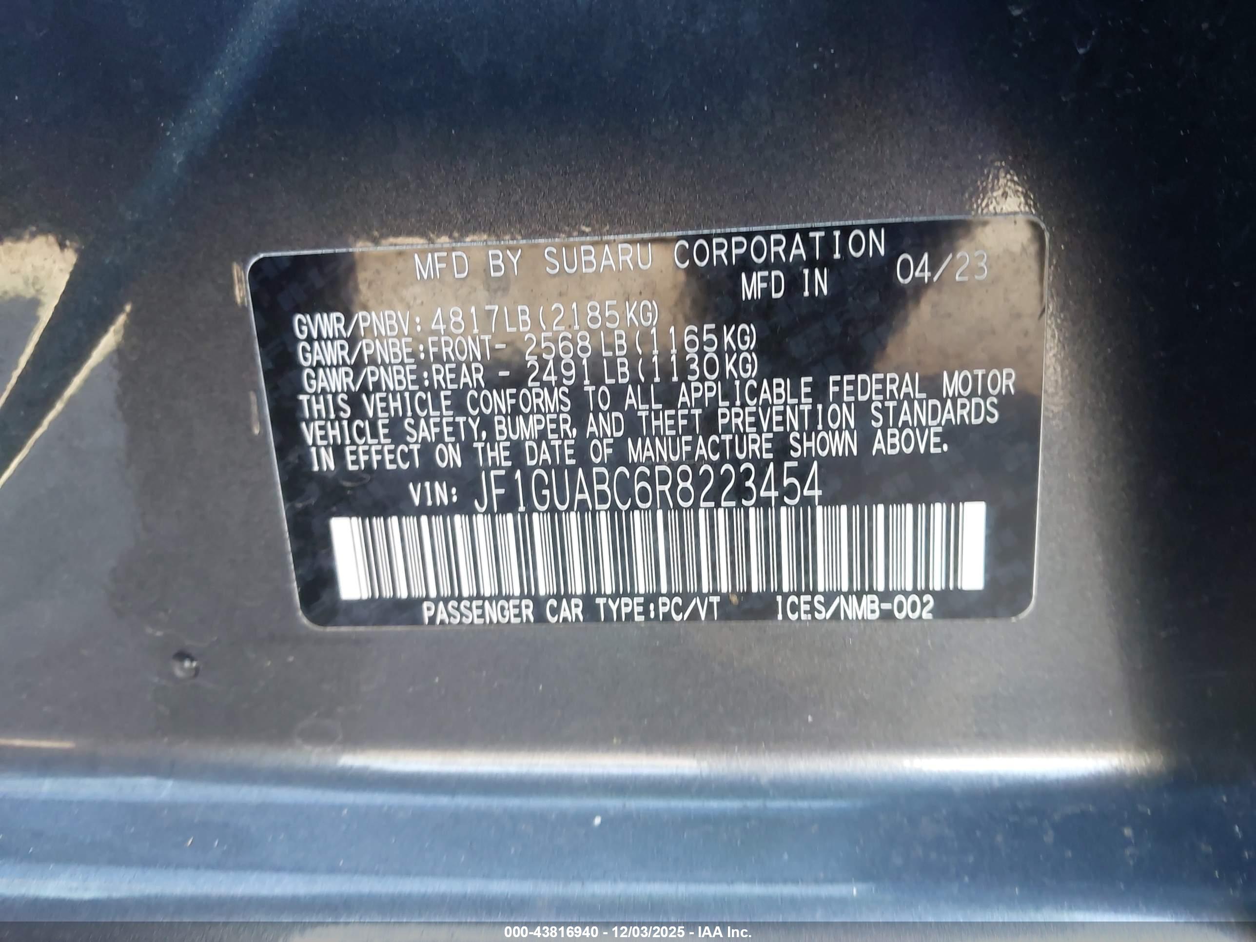 SUBARU IMPREZA image 9