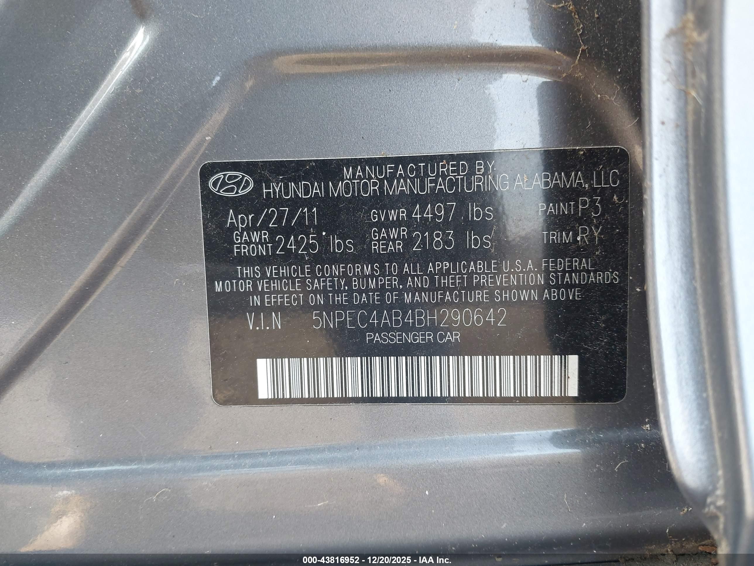 HYUNDAI SONATA image 9