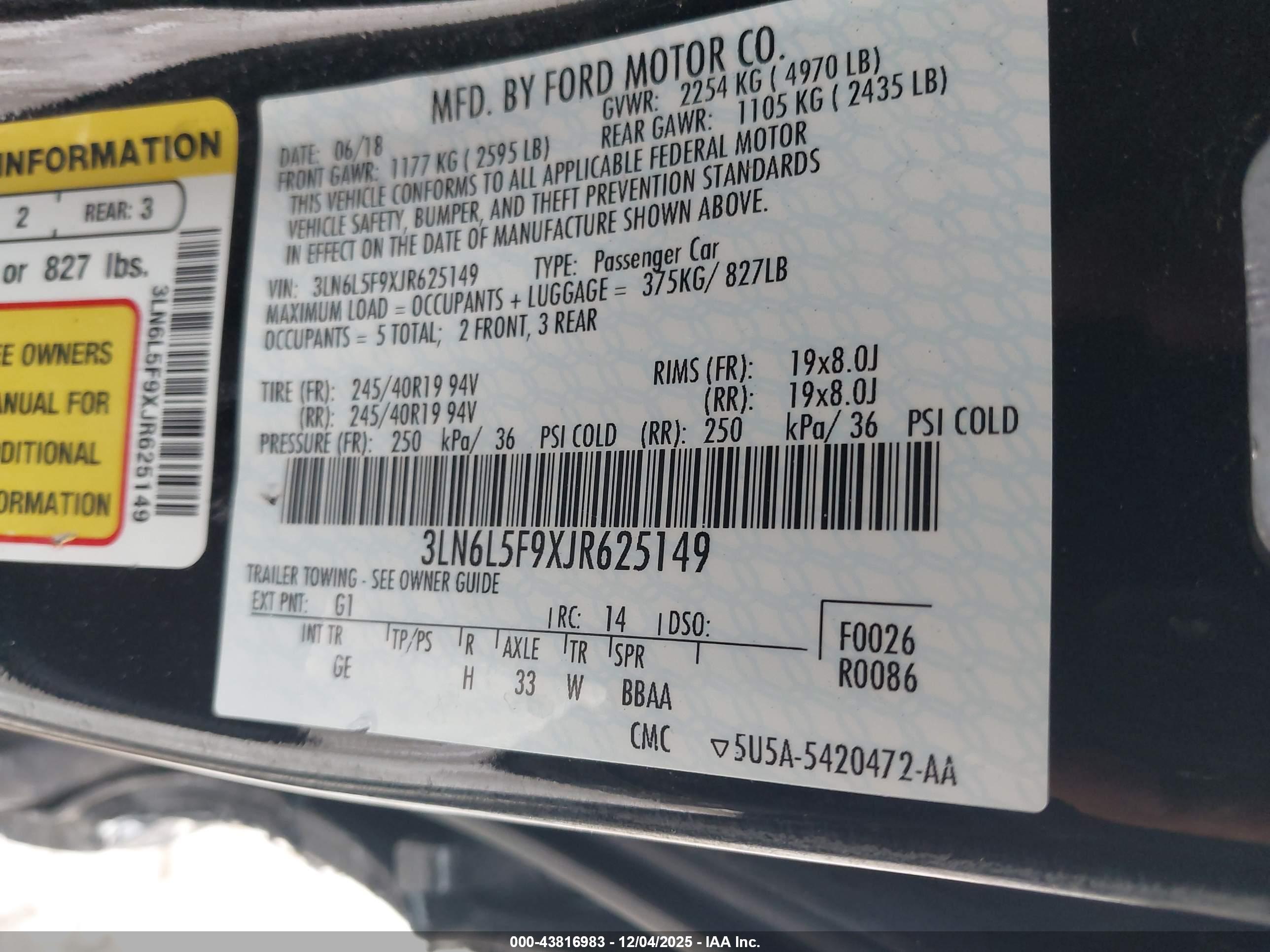 LINCOLN MKZ image 9