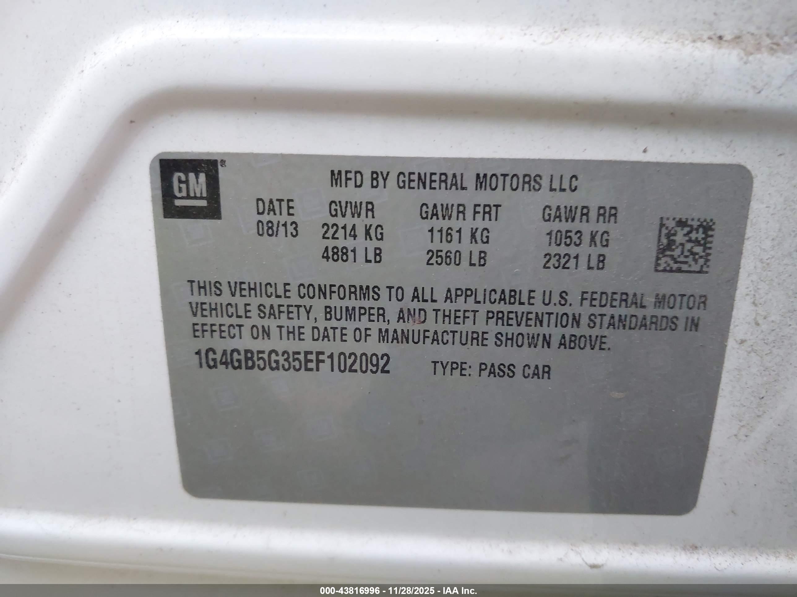 BUICK LACROSSE image 9