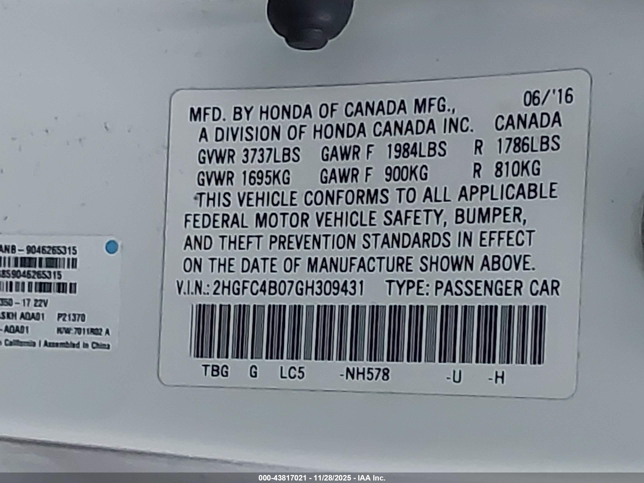 HONDA CIVIC image 9