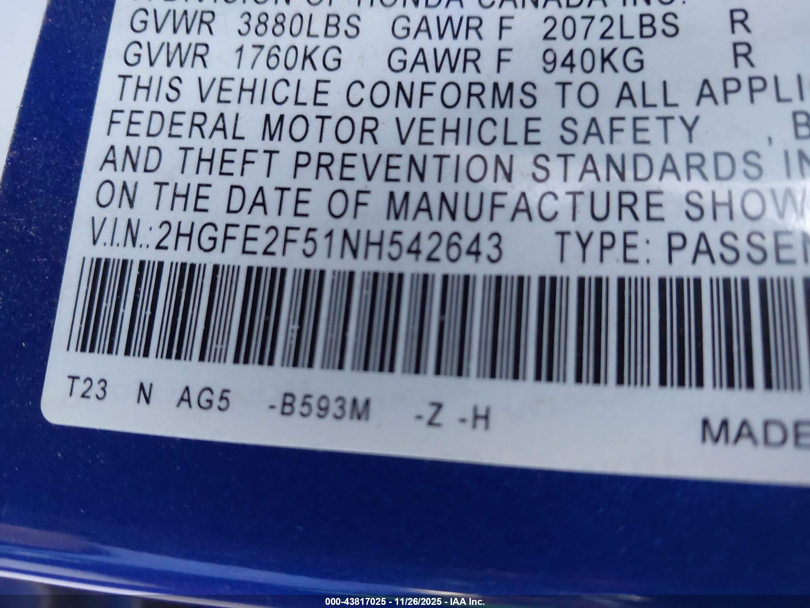 HONDA CIVIC image 9