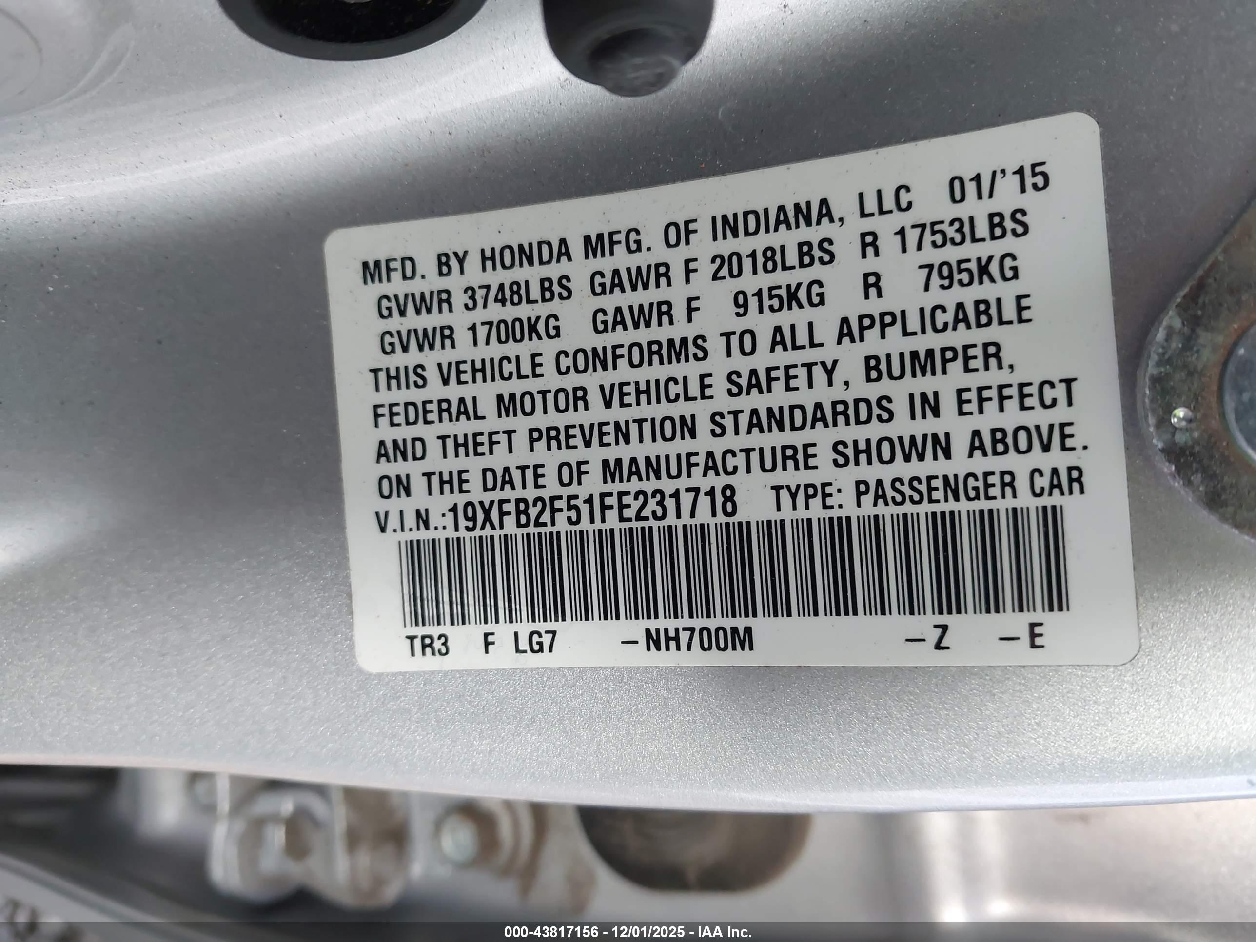 HONDA CIVIC image 9