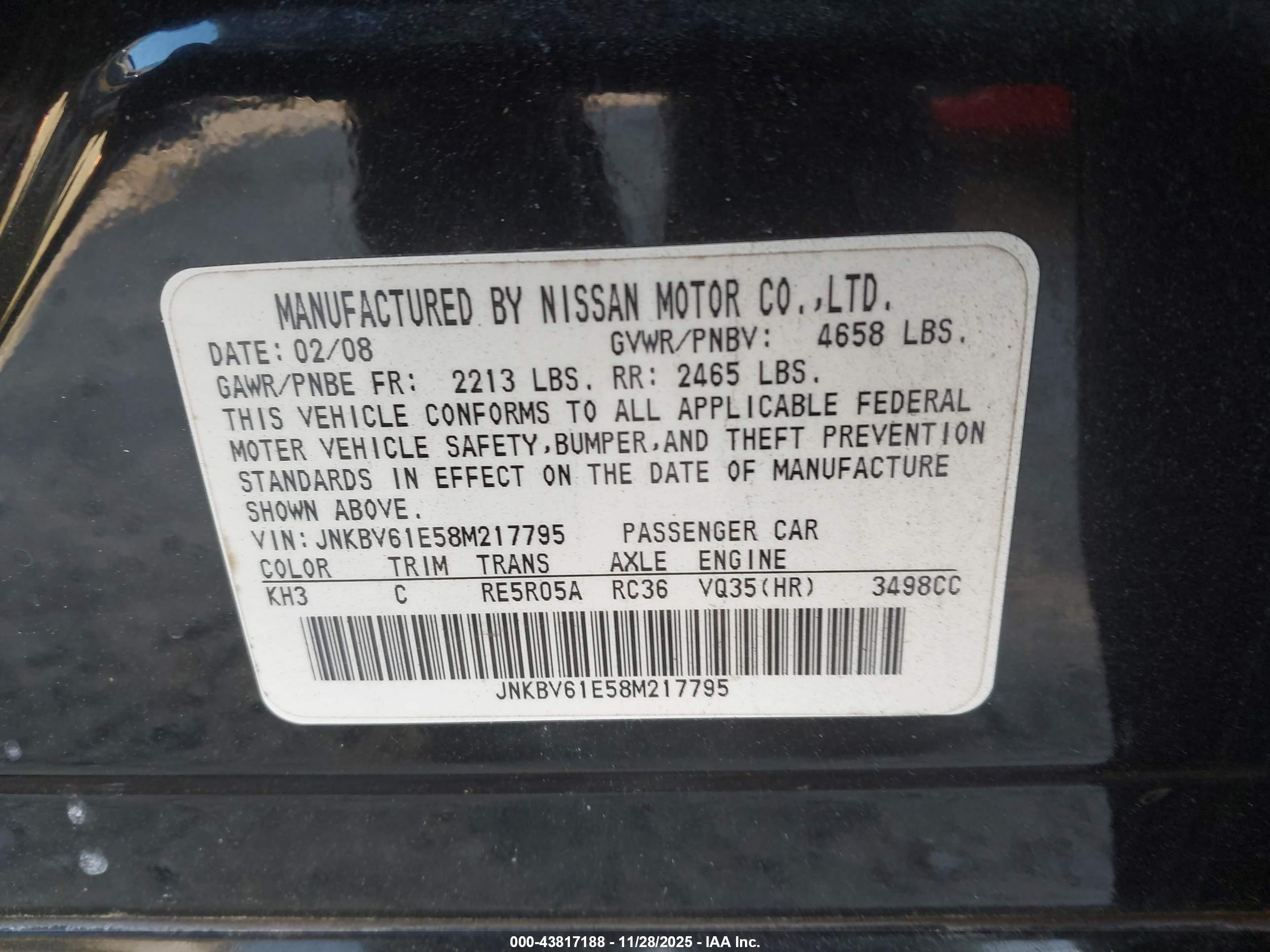 INFINITI G35 image 9