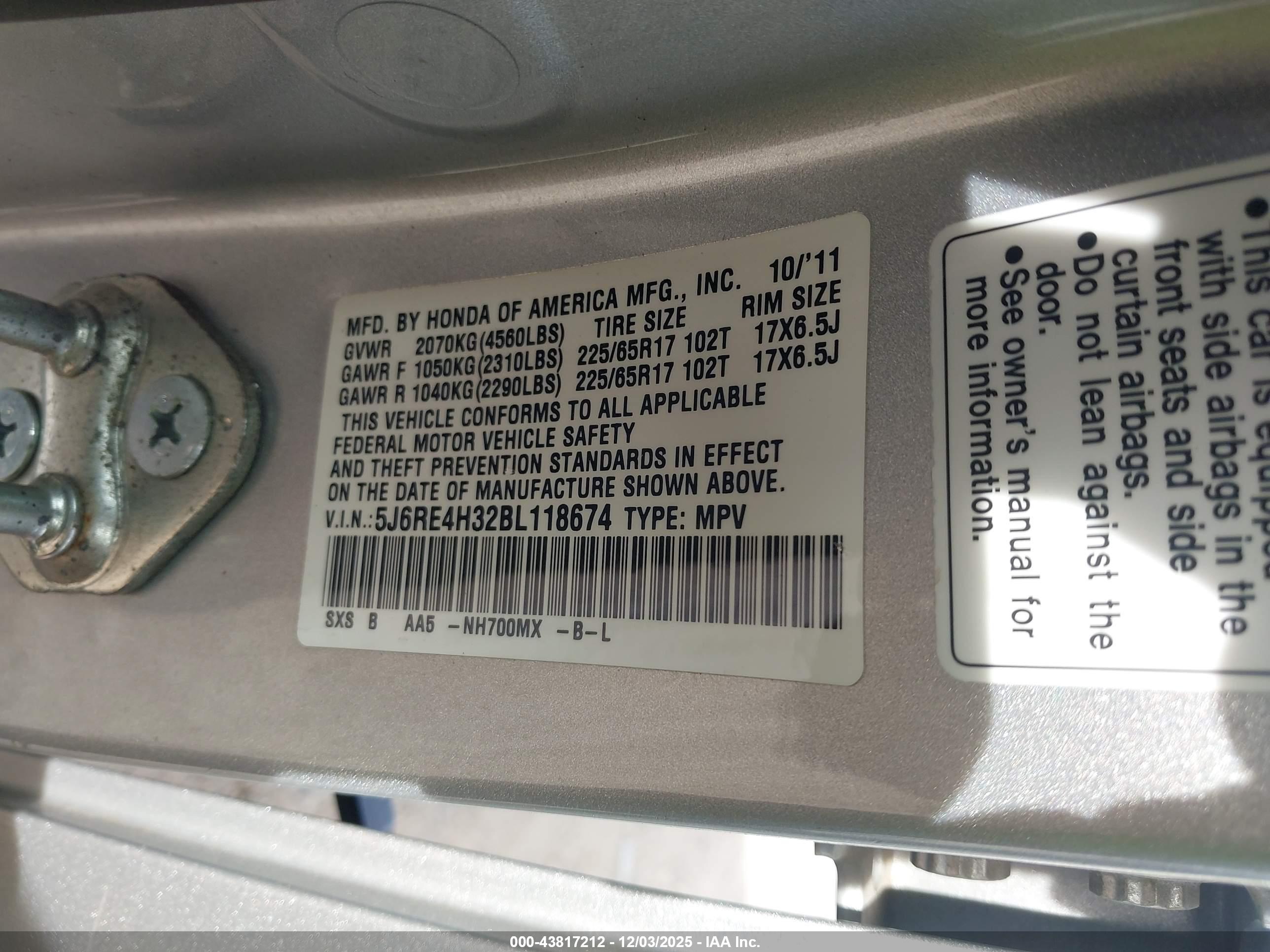 HONDA CR-V image 9