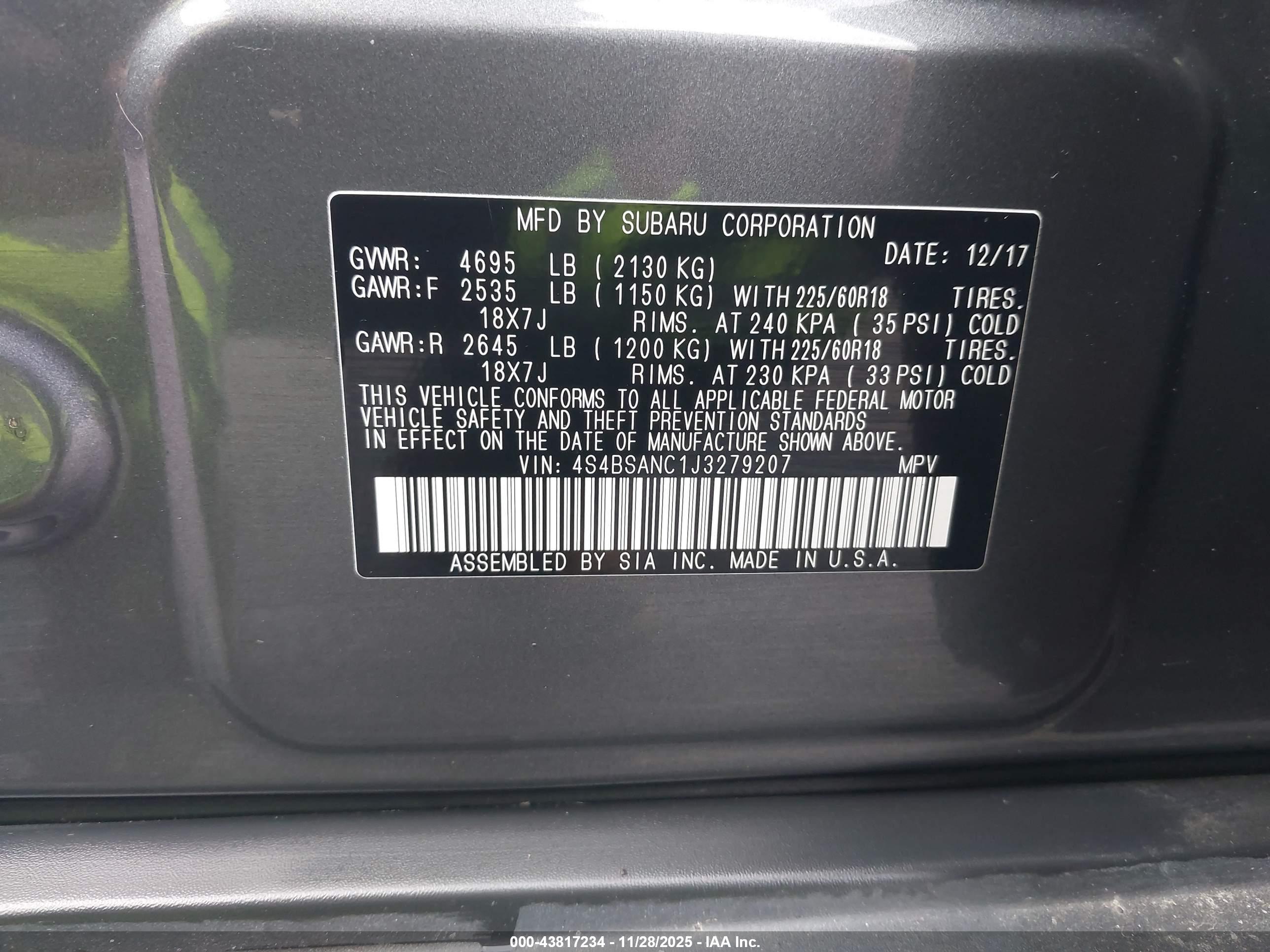 SUBARU OUTBACK image 9