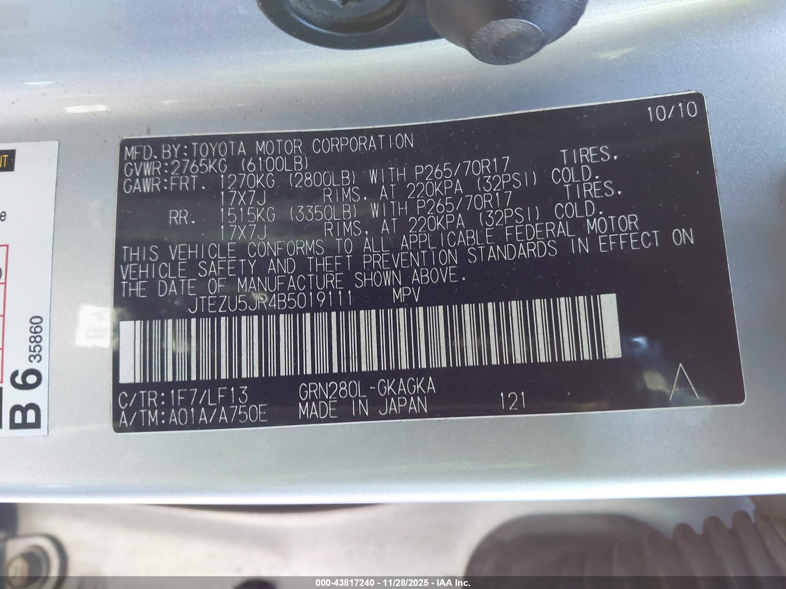 TOYOTA 4RUNNER image 9
