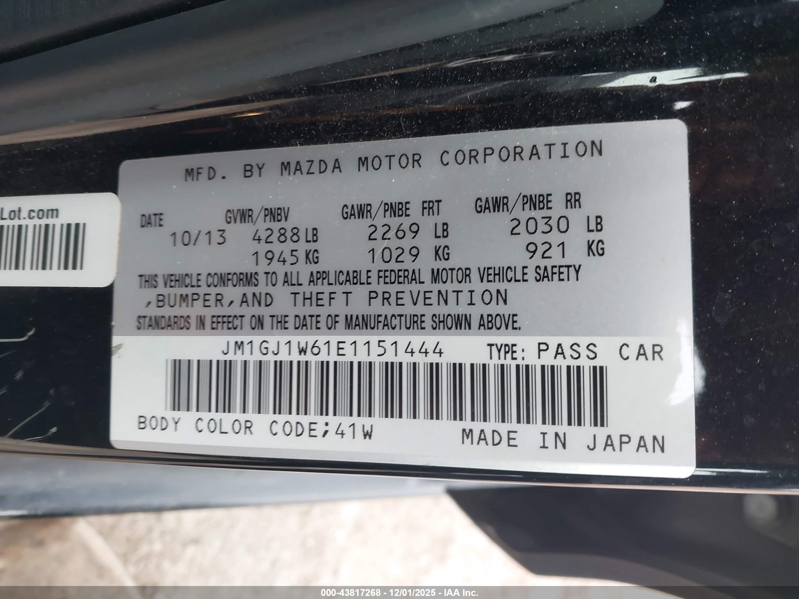 MAZDA MAZDA6 image 9