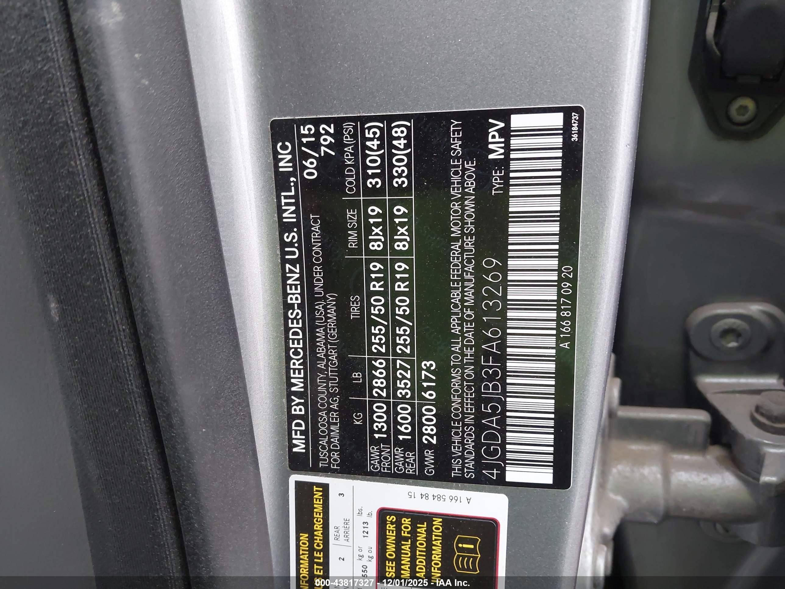 MERCEDES-BENZ ML image 9