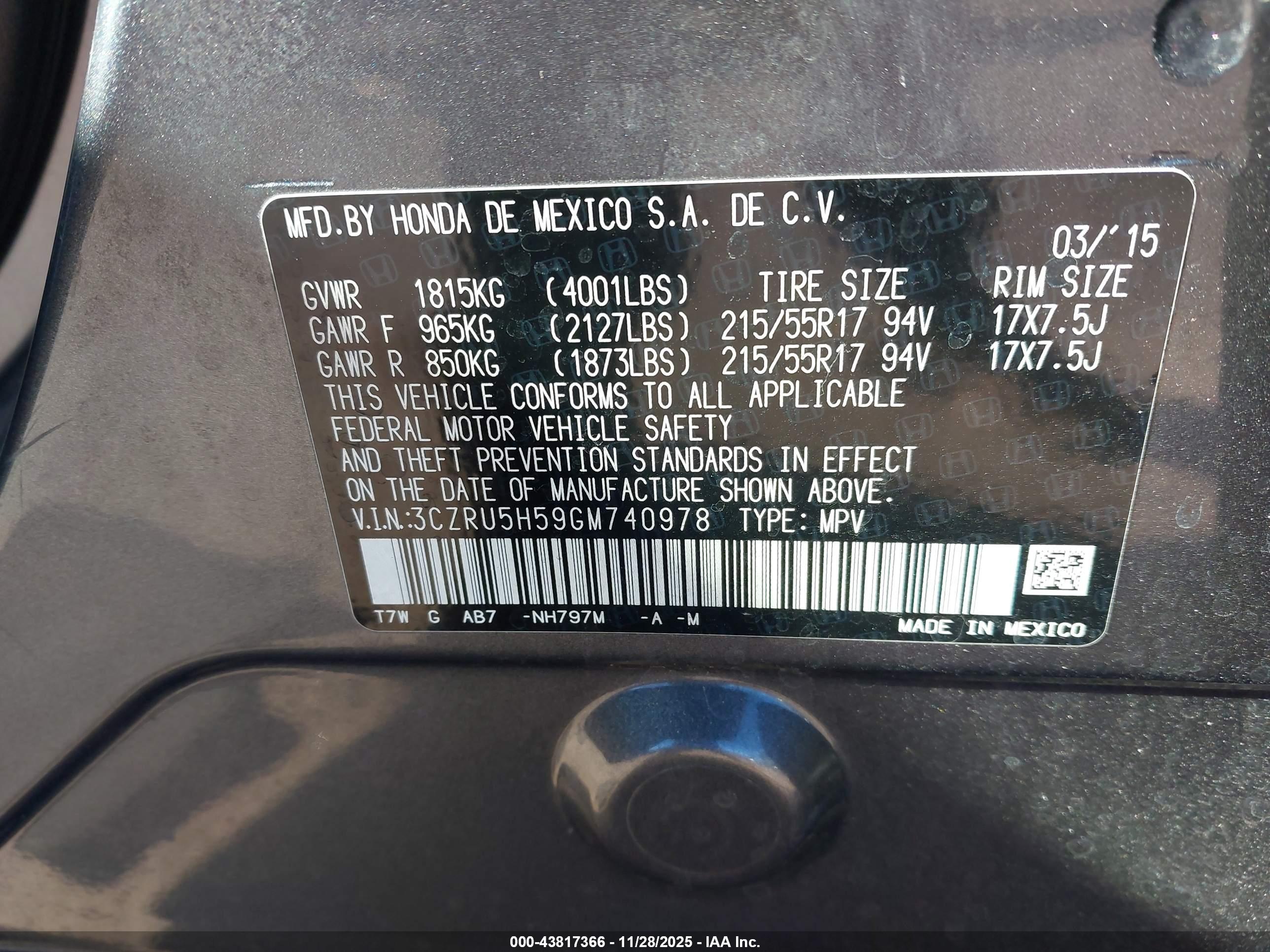HONDA HR-V image 9