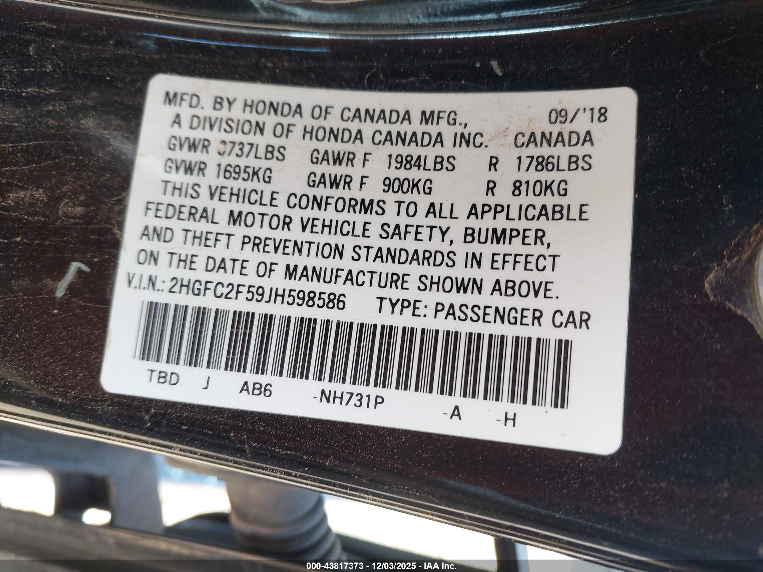 HONDA CIVIC image 9