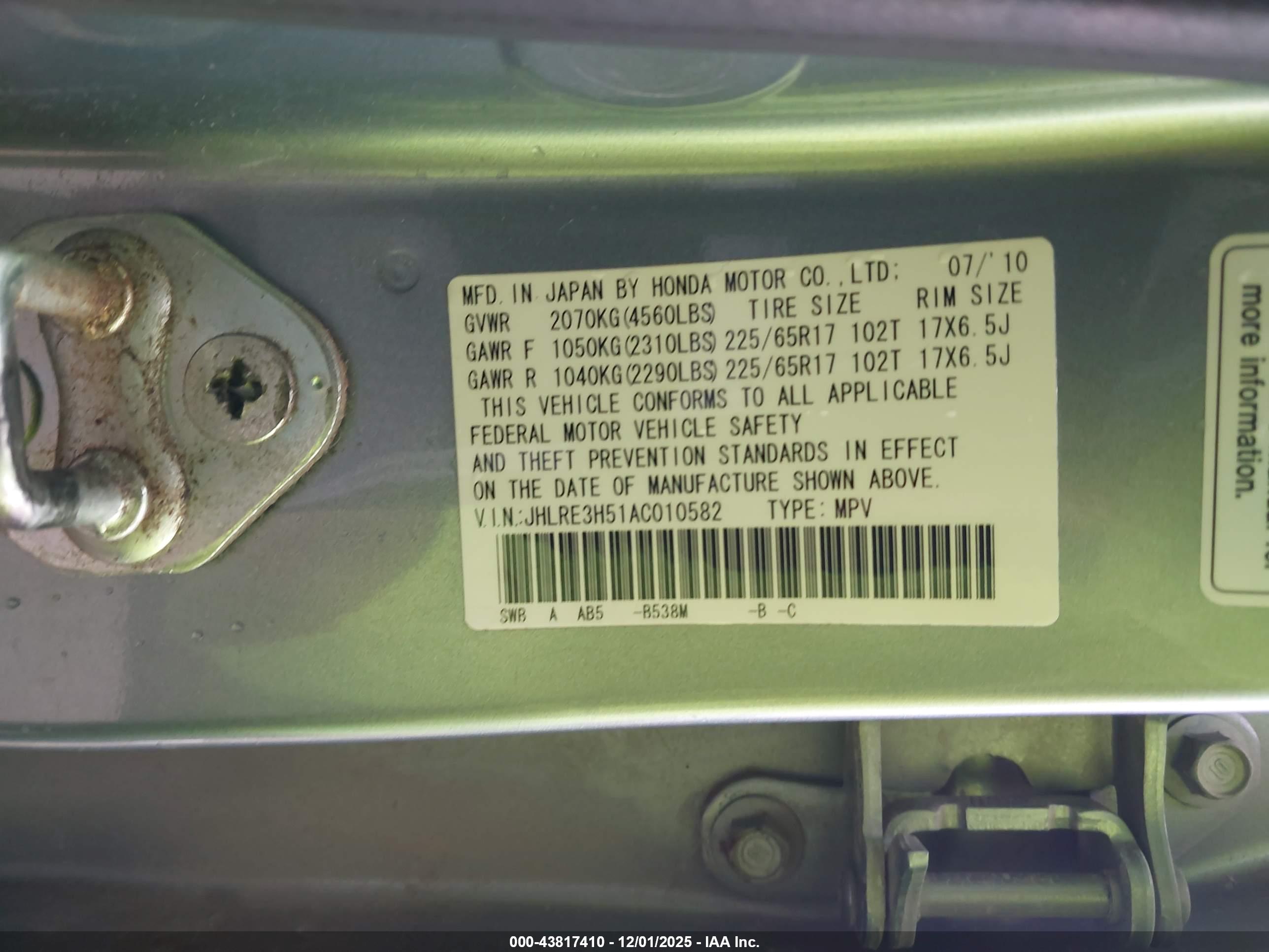 HONDA CR-V image 9
