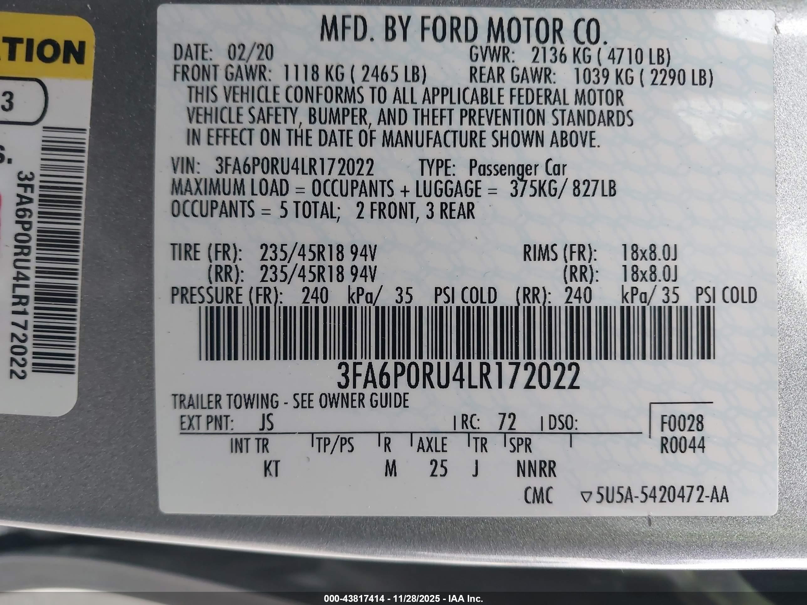 FORD FUSION image 9