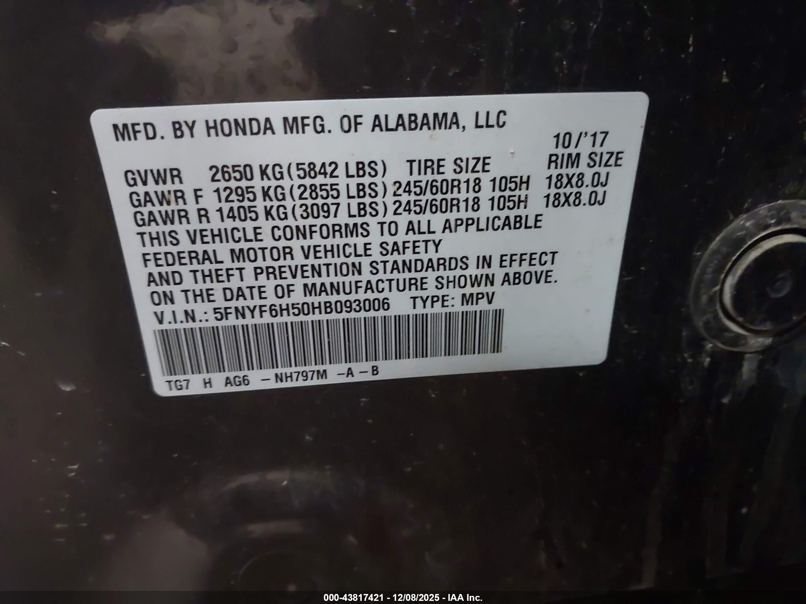 HONDA PILOT image 9