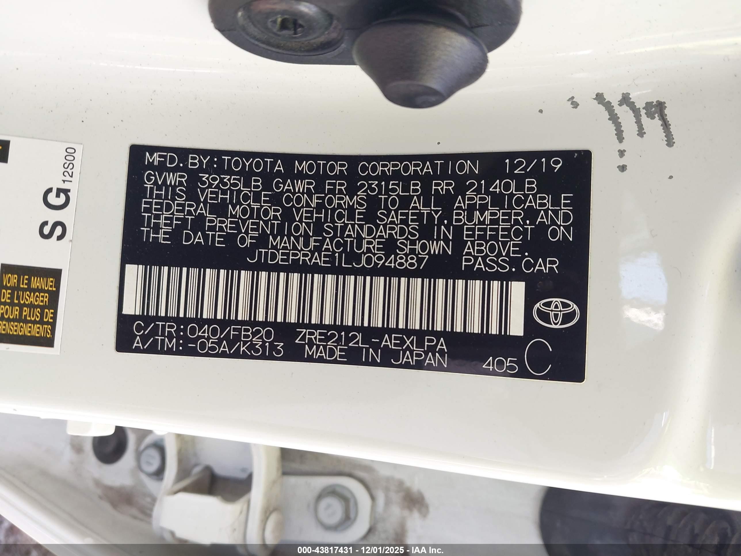 TOYOTA COROLLA image 9