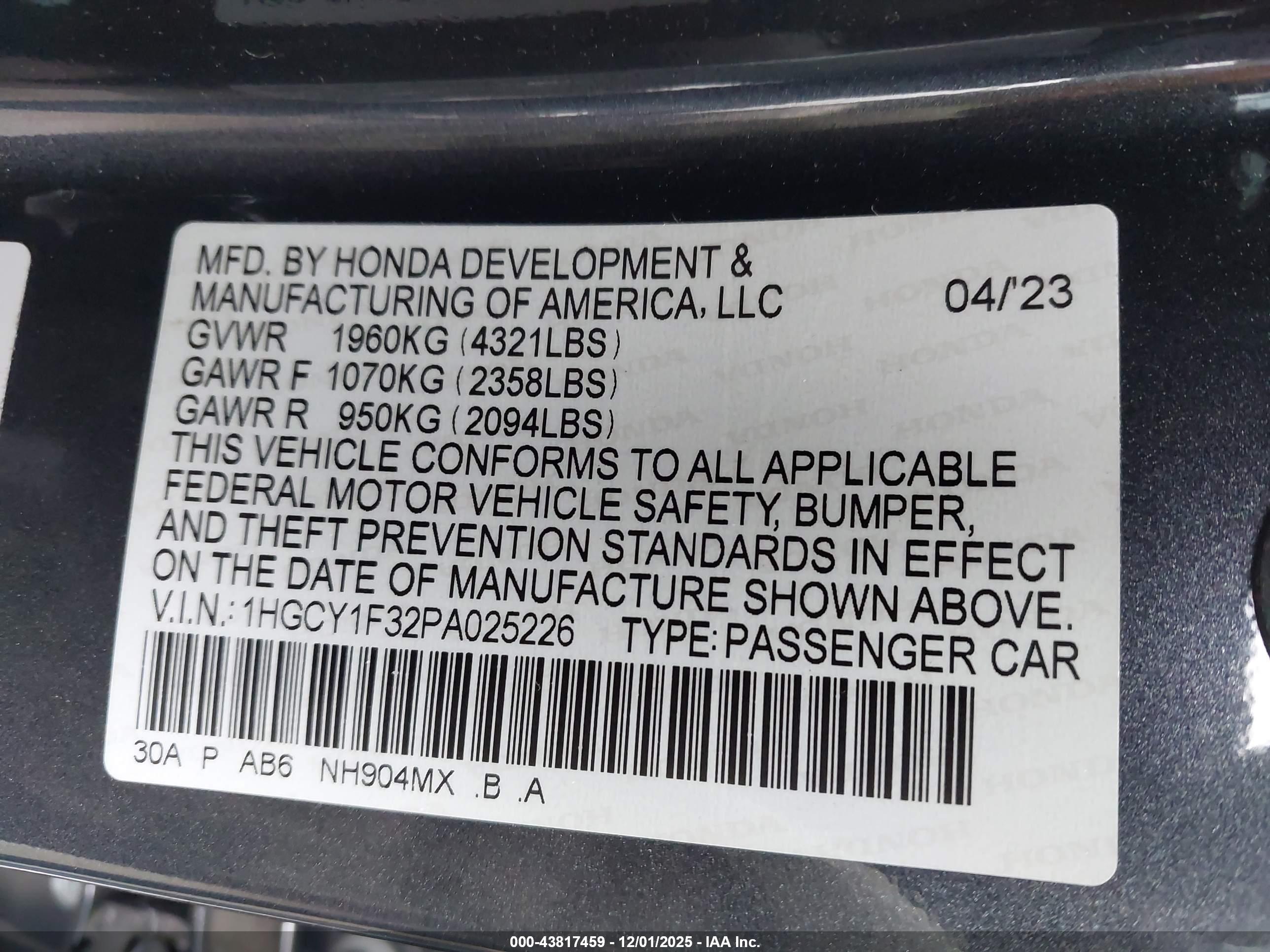 HONDA ACCORD image 9