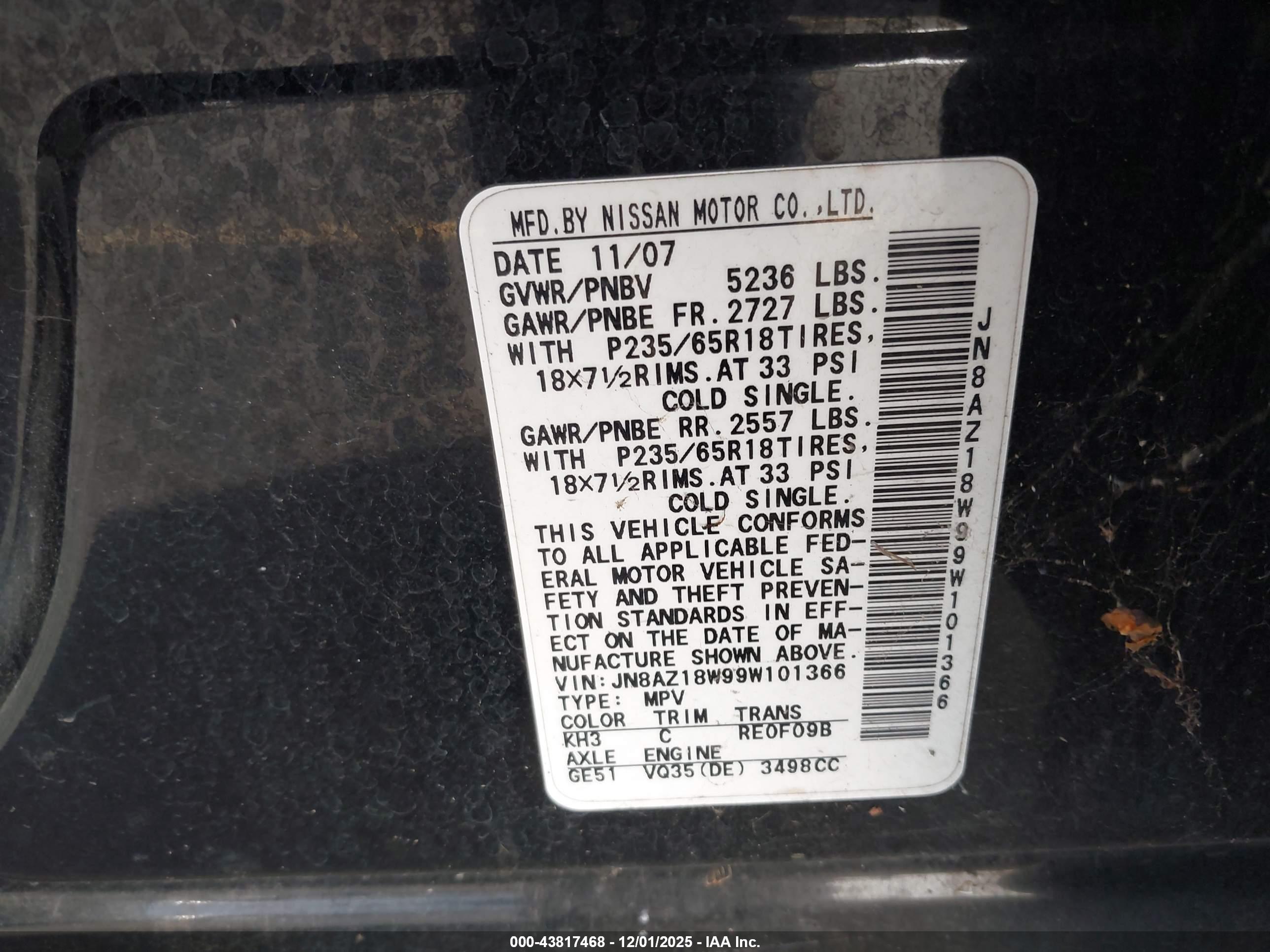 NISSAN MURANO image 9