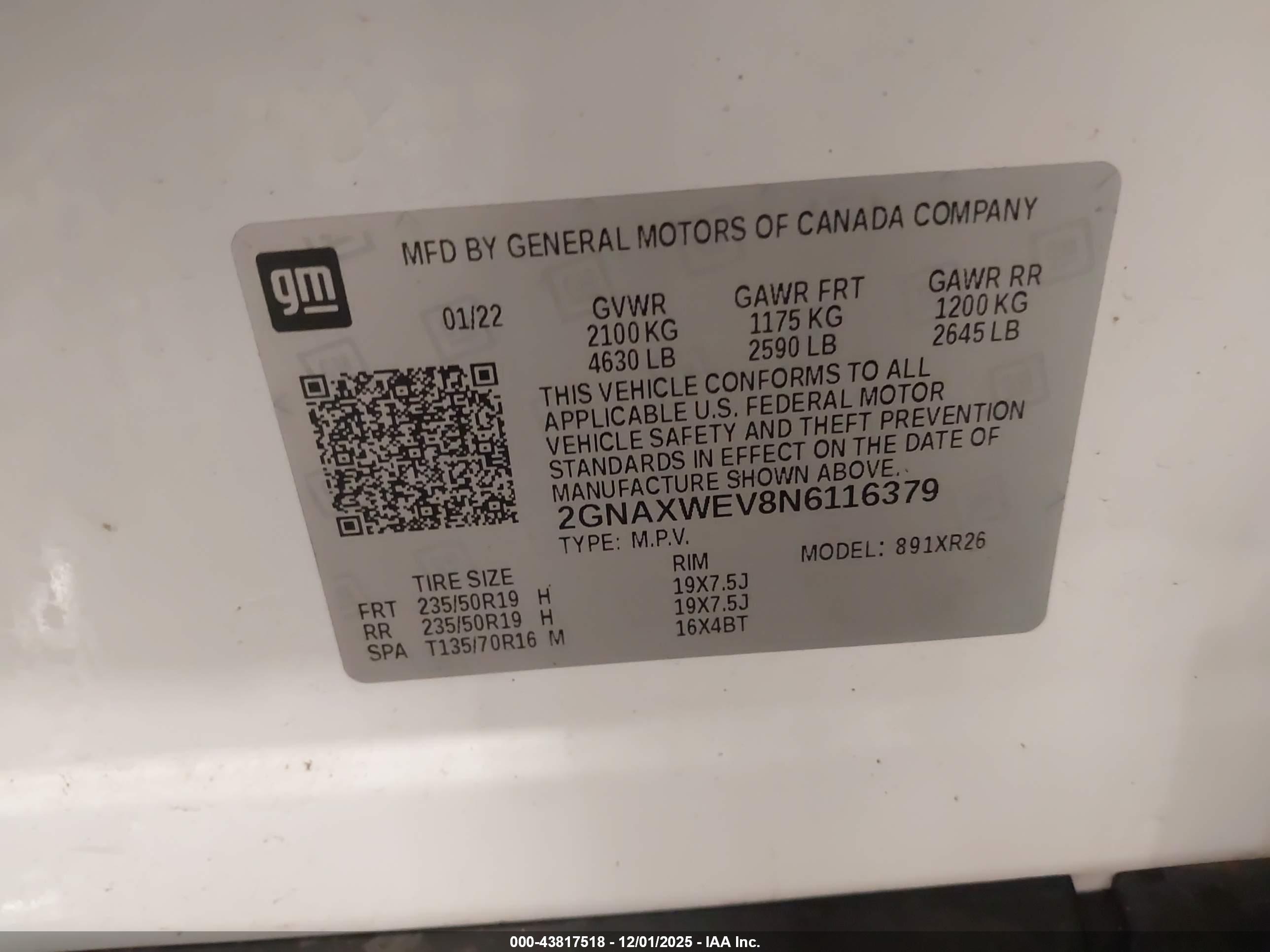 CHEVROLET EQUINOX image 9