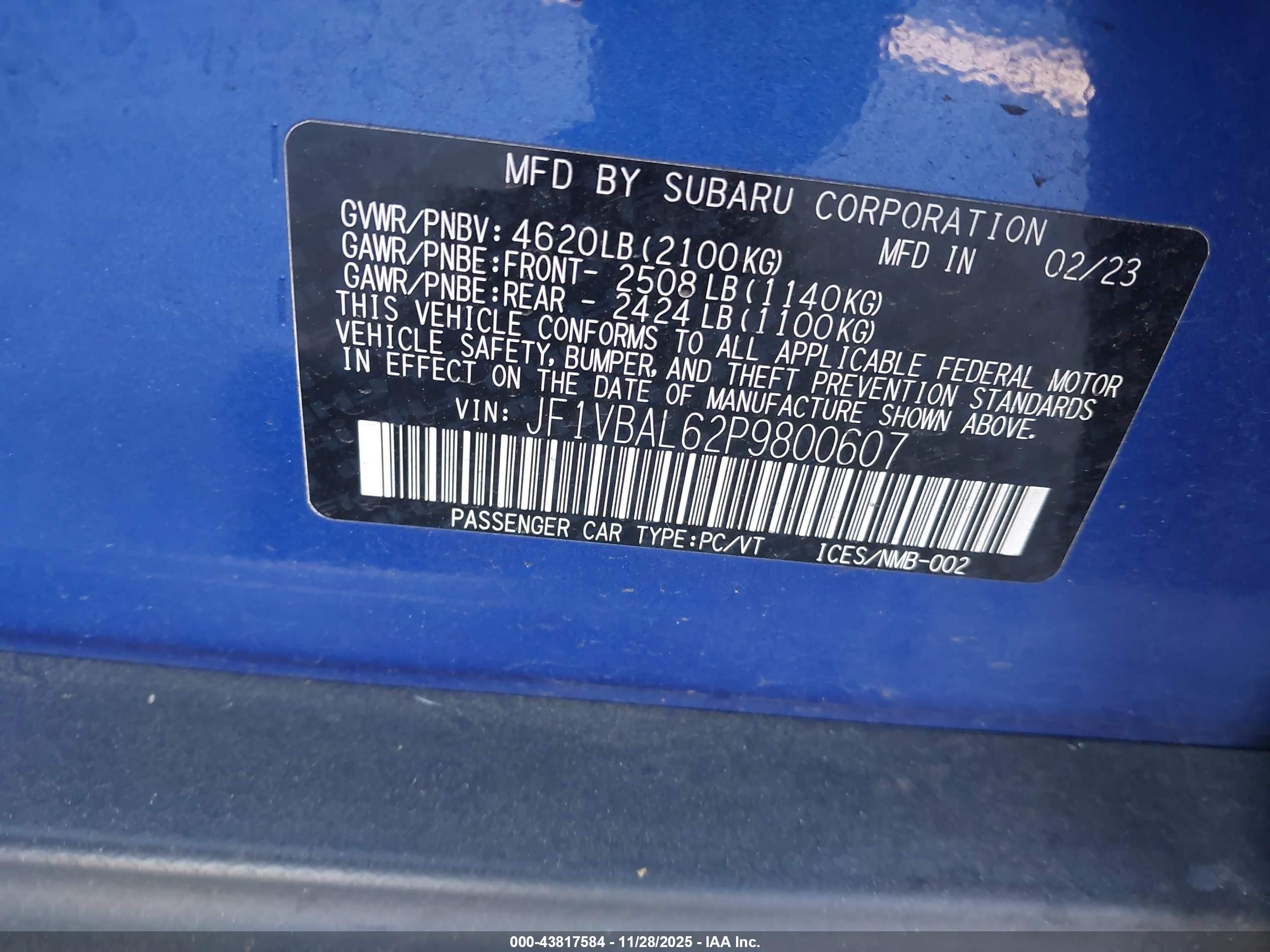 SUBARU WRX image 9