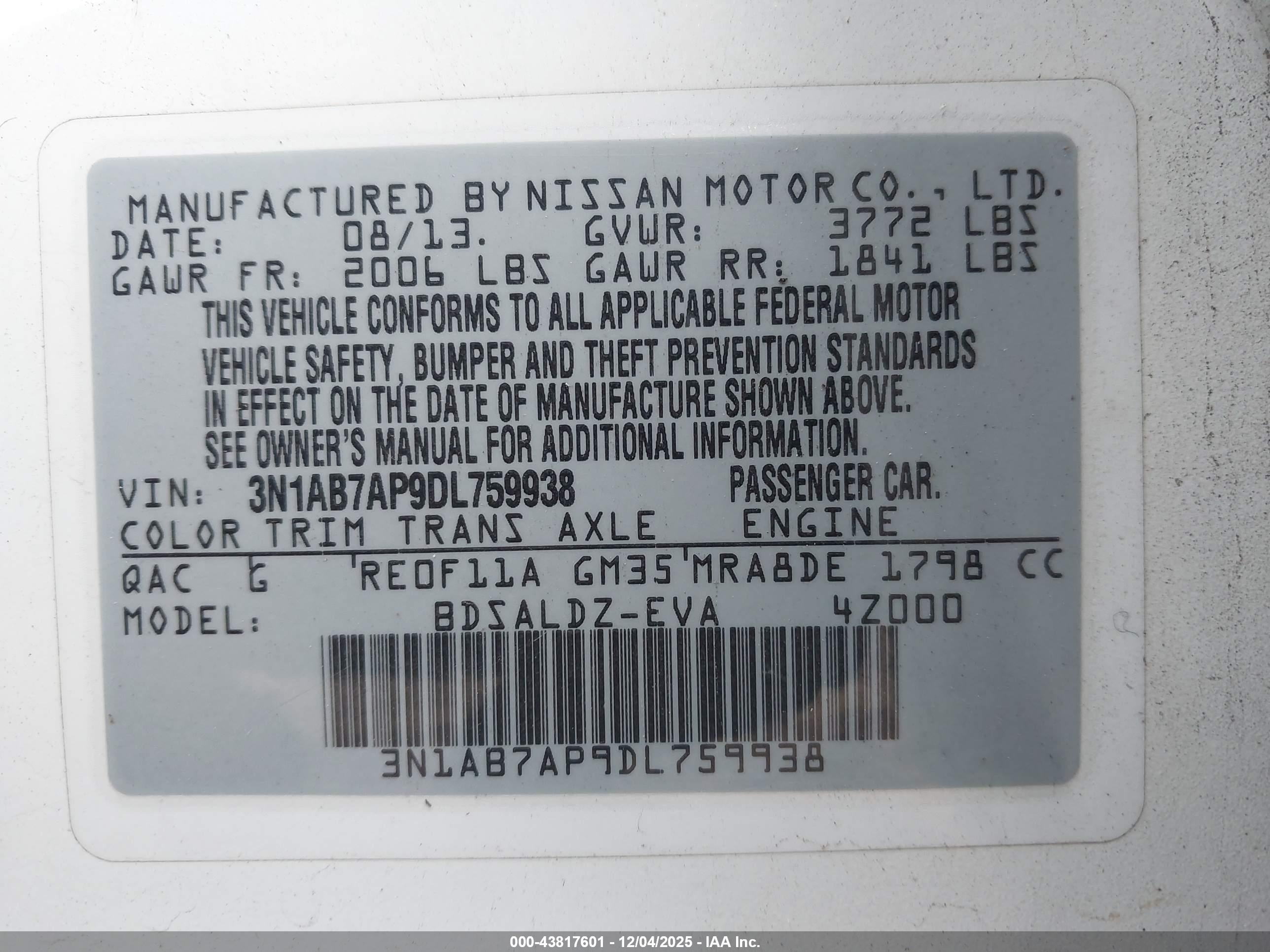 NISSAN SENTRA image 9
