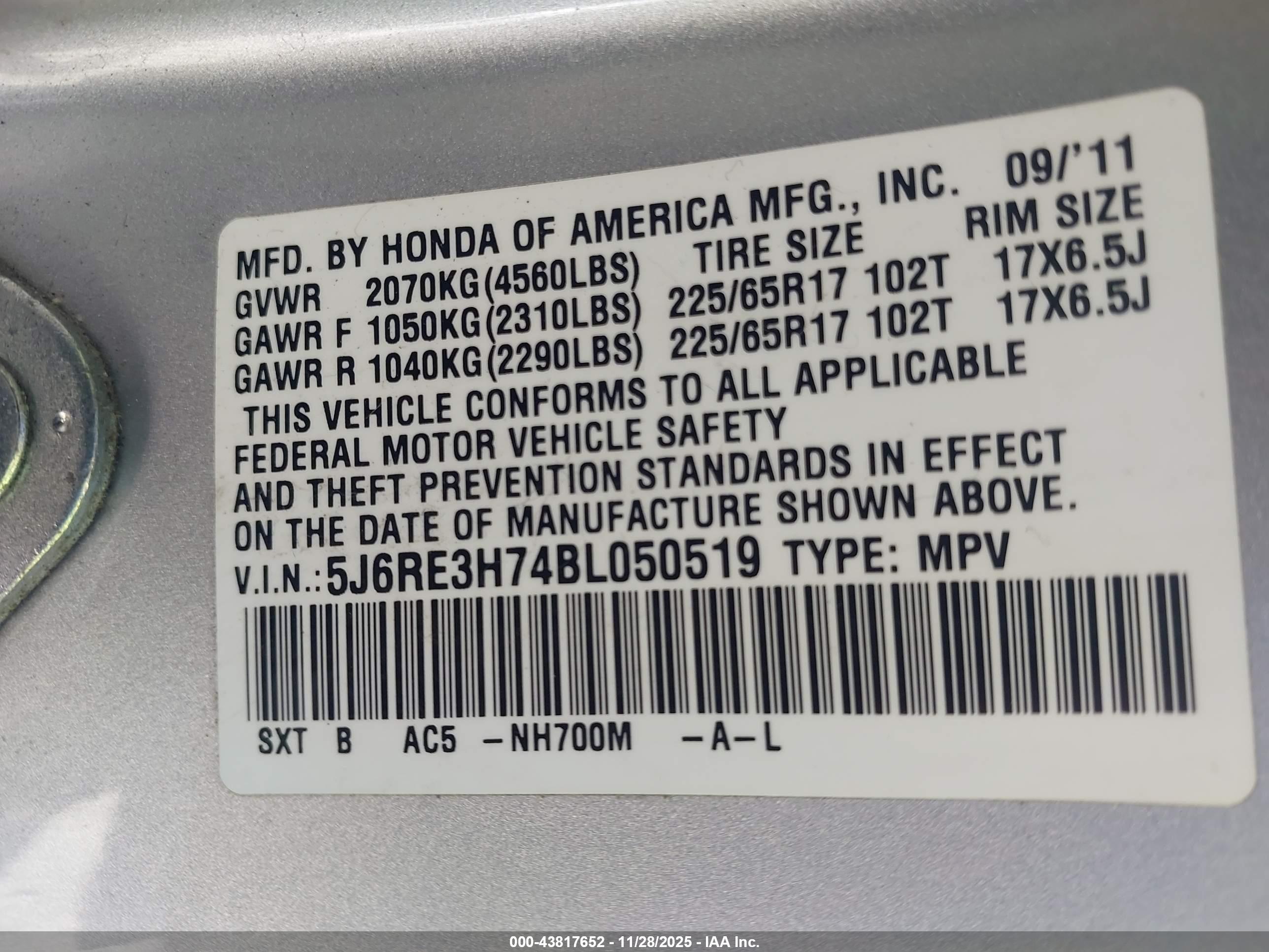 HONDA CR-V image 9