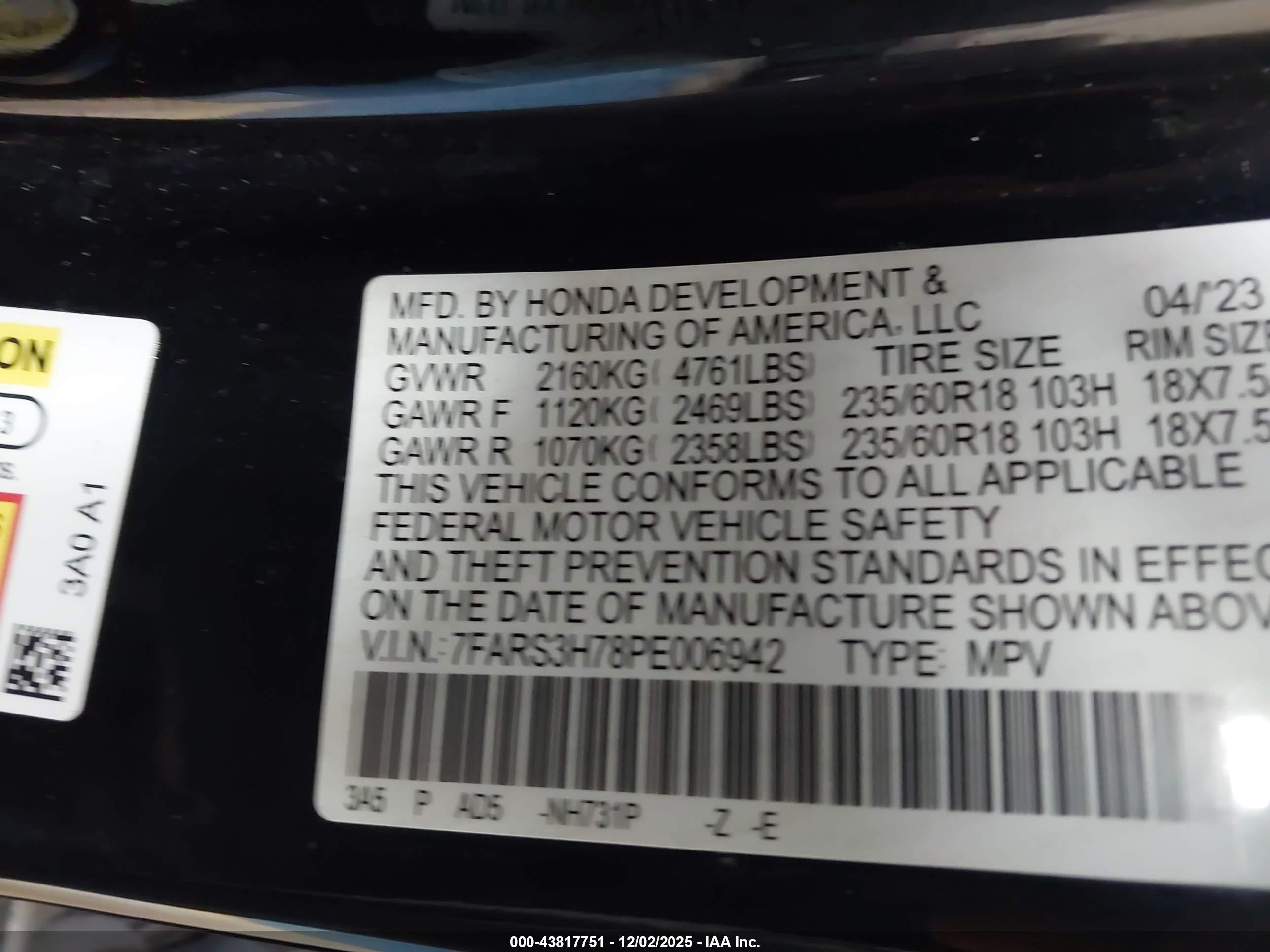 HONDA CR-V image 9