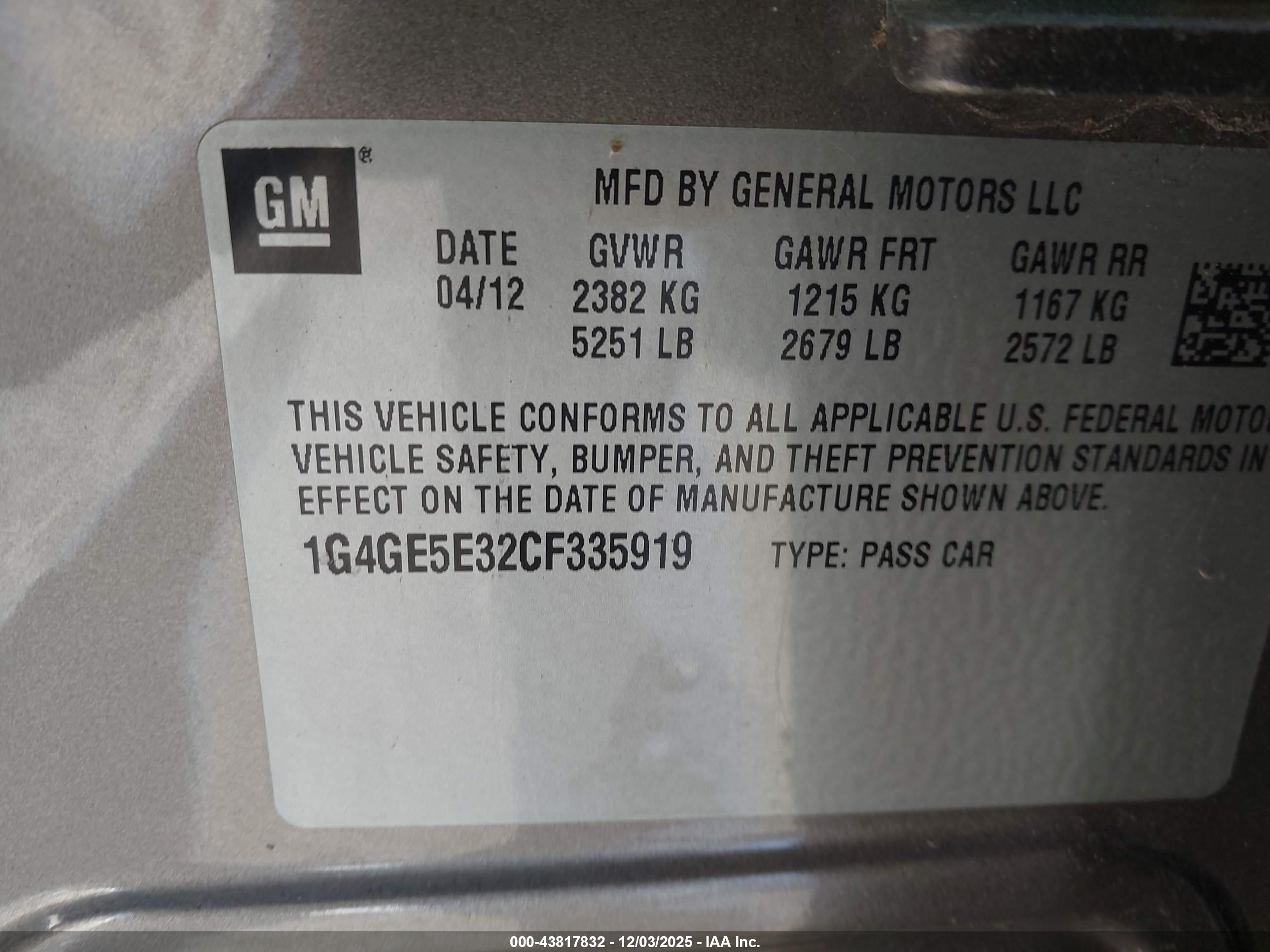 BUICK LACROSSE image 9