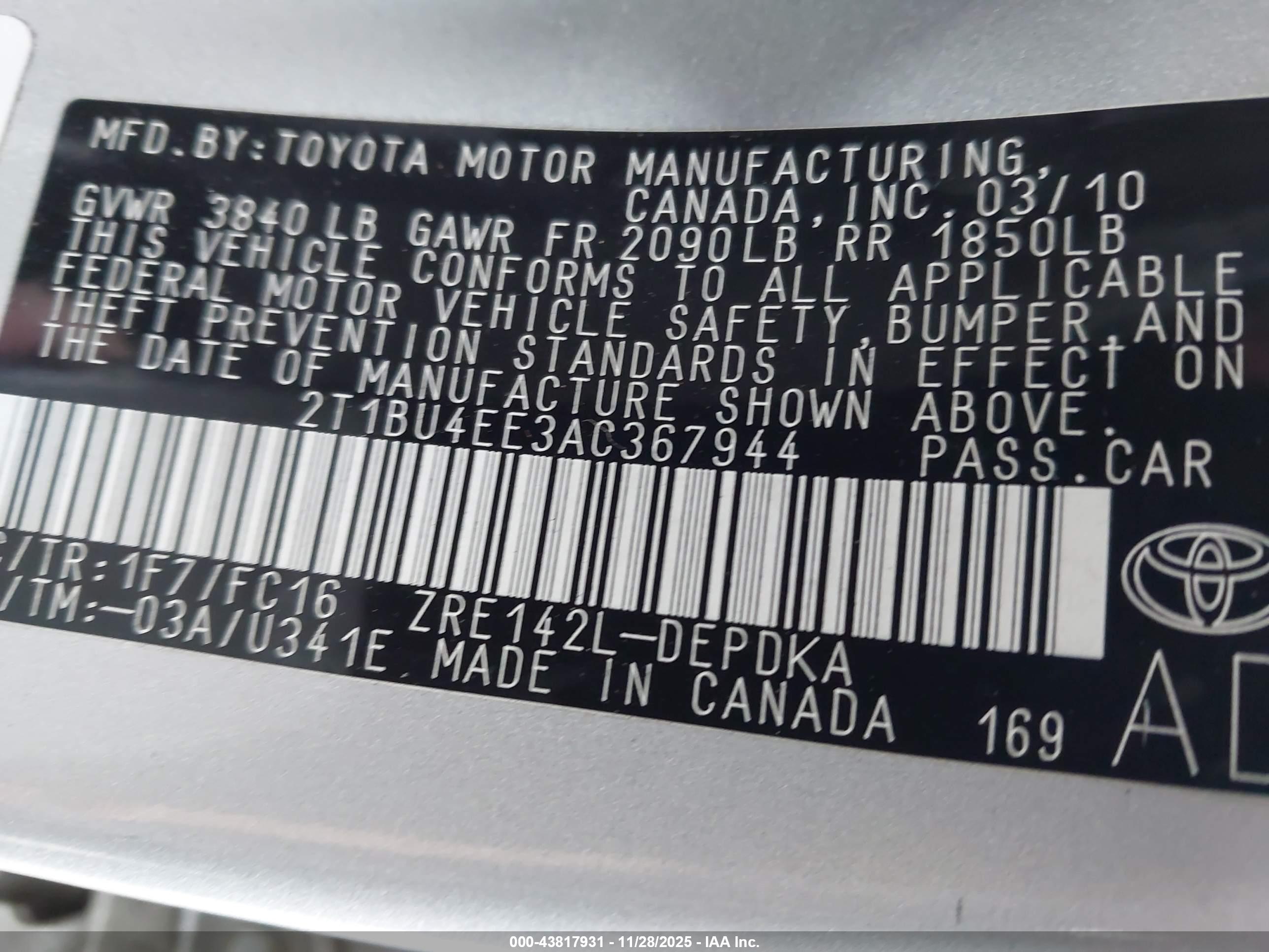 TOYOTA COROLLA image 9