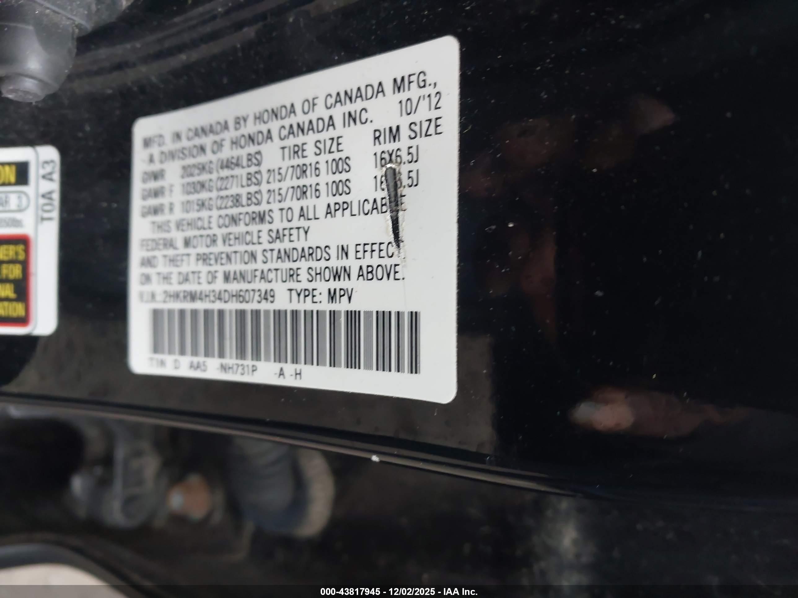 HONDA CR-V image 9