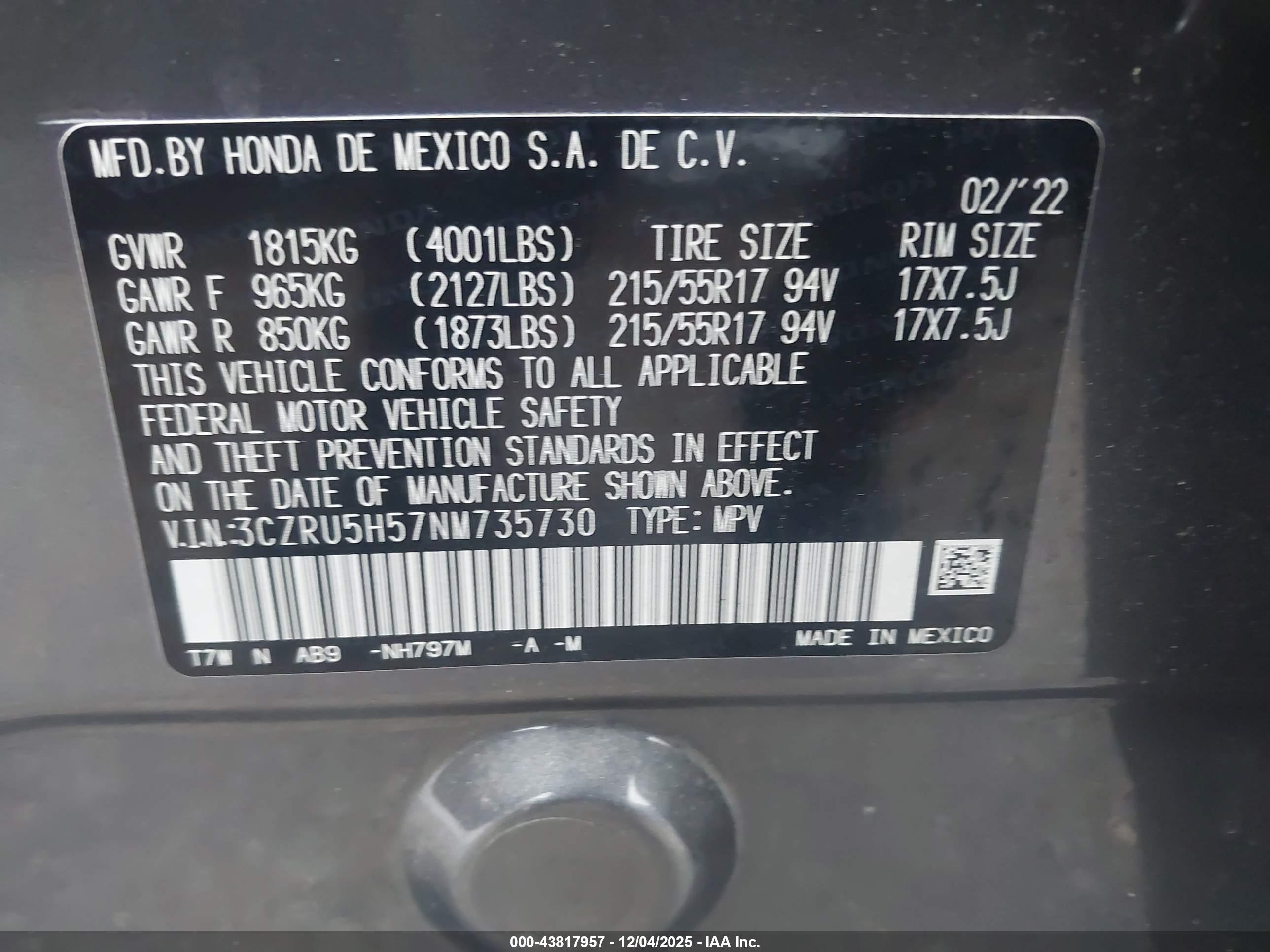 HONDA HR-V image 9