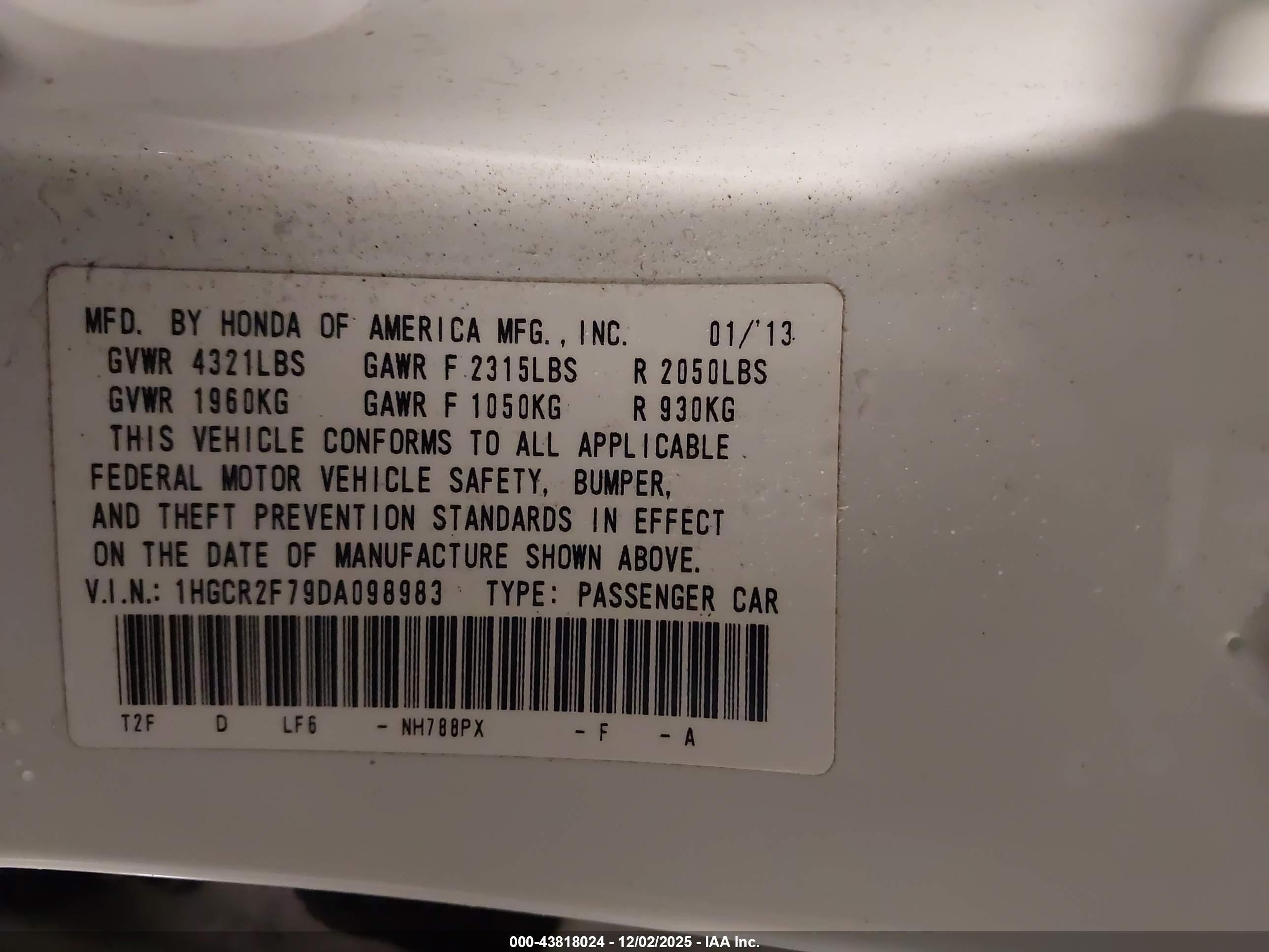 HONDA ACCORD image 9