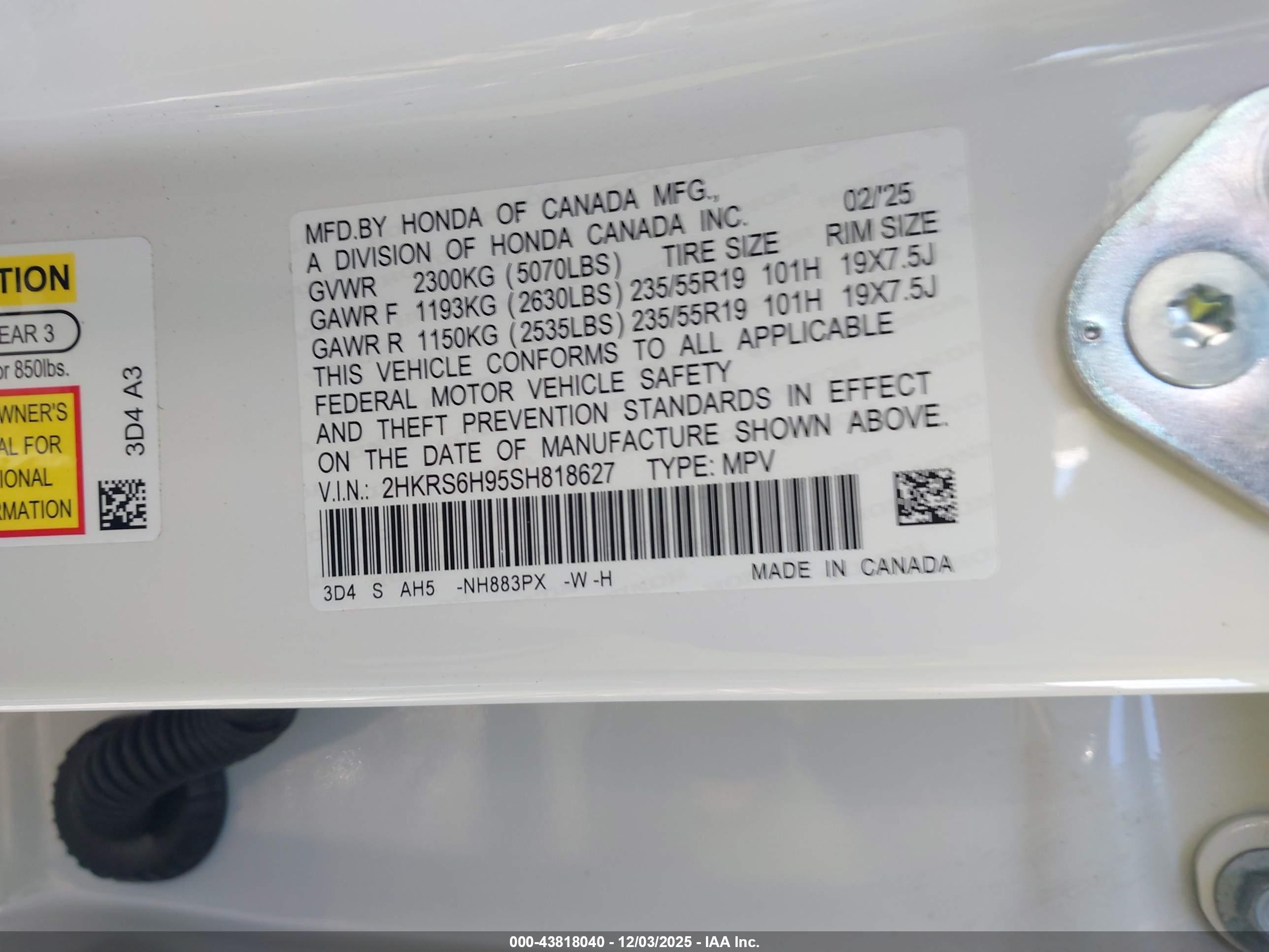 HONDA CR-V image 9