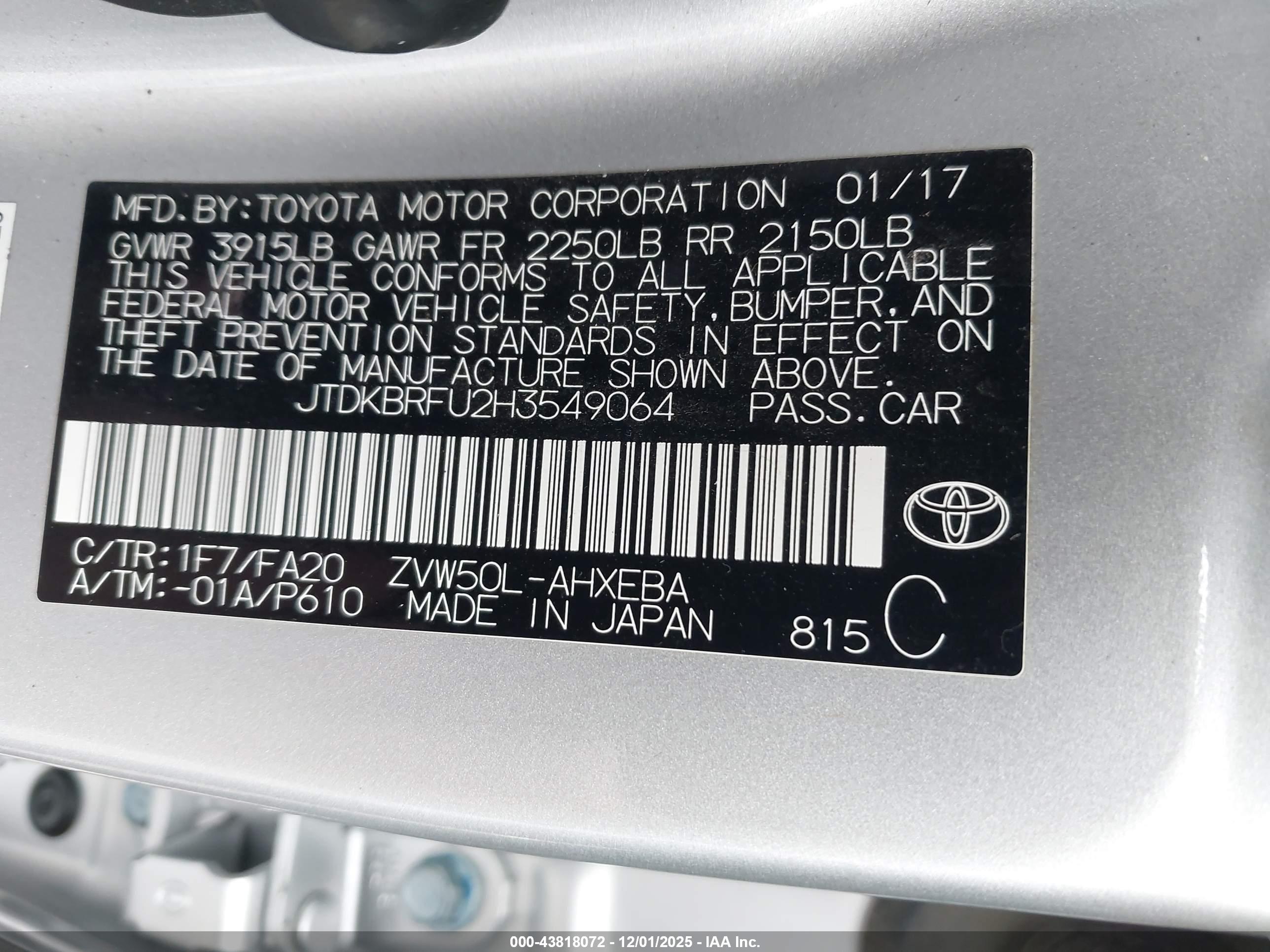 TOYOTA PRIUS image 9