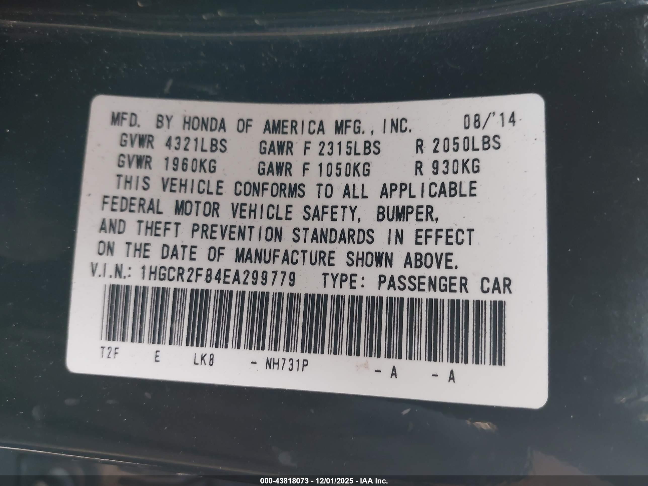 HONDA ACCORD image 9